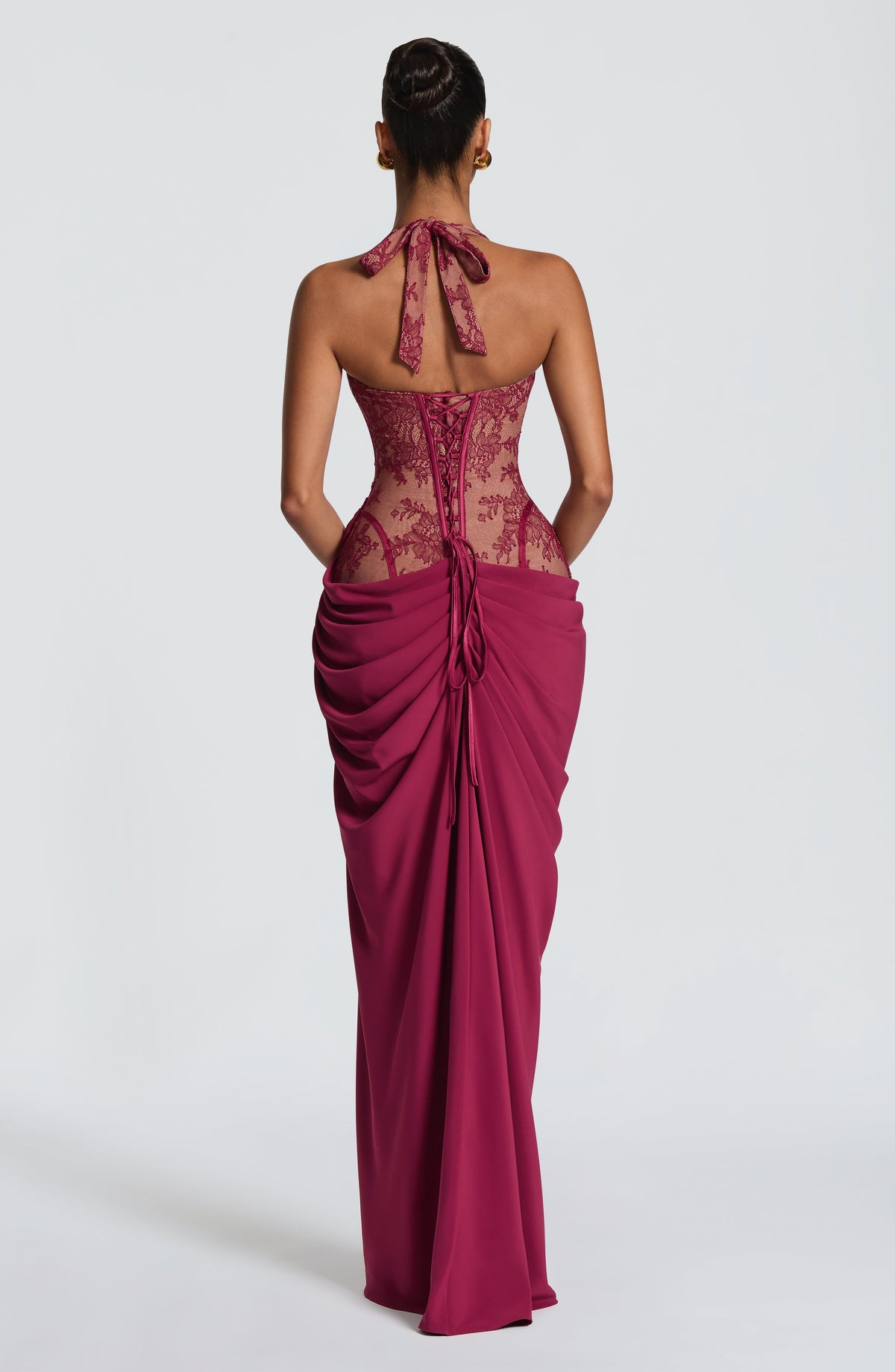 Bonita Maxi Elbise - Mulberry