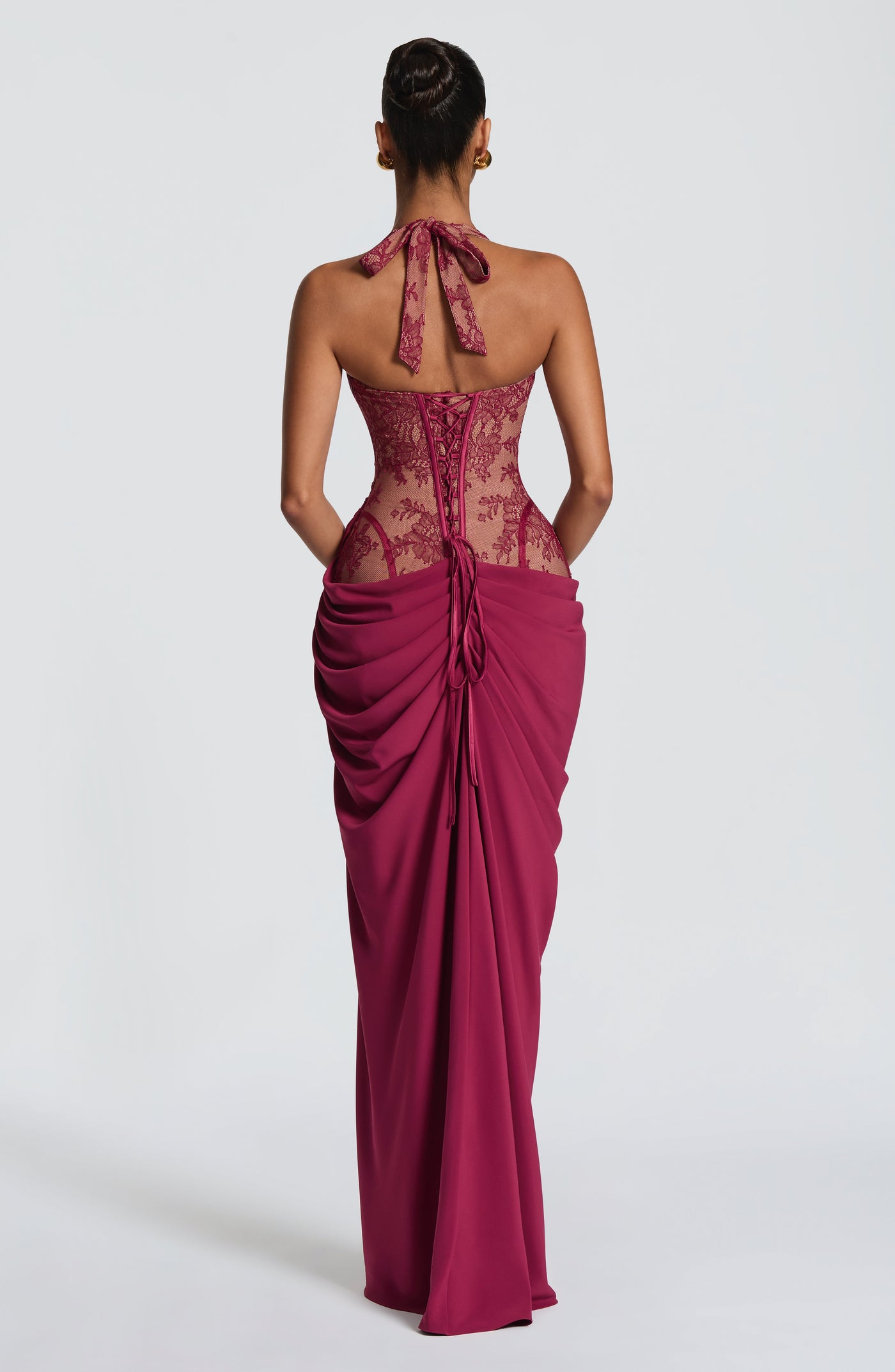 Bonita Maxi Elbise - Mulberry