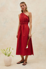 Selanı Elbise - Terrakota