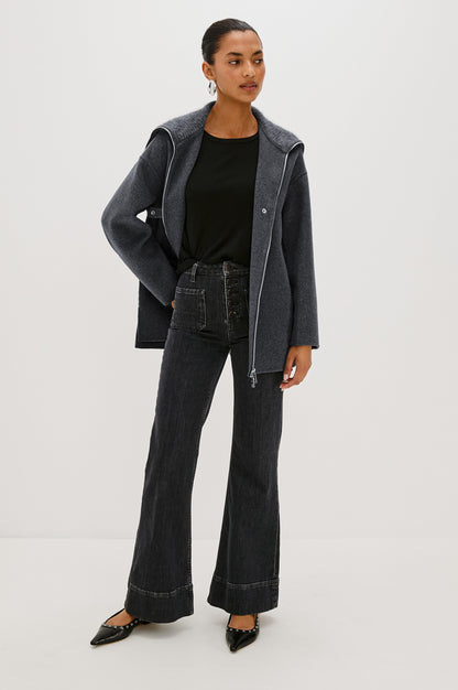 Silves Ceket - Kömür Grisi