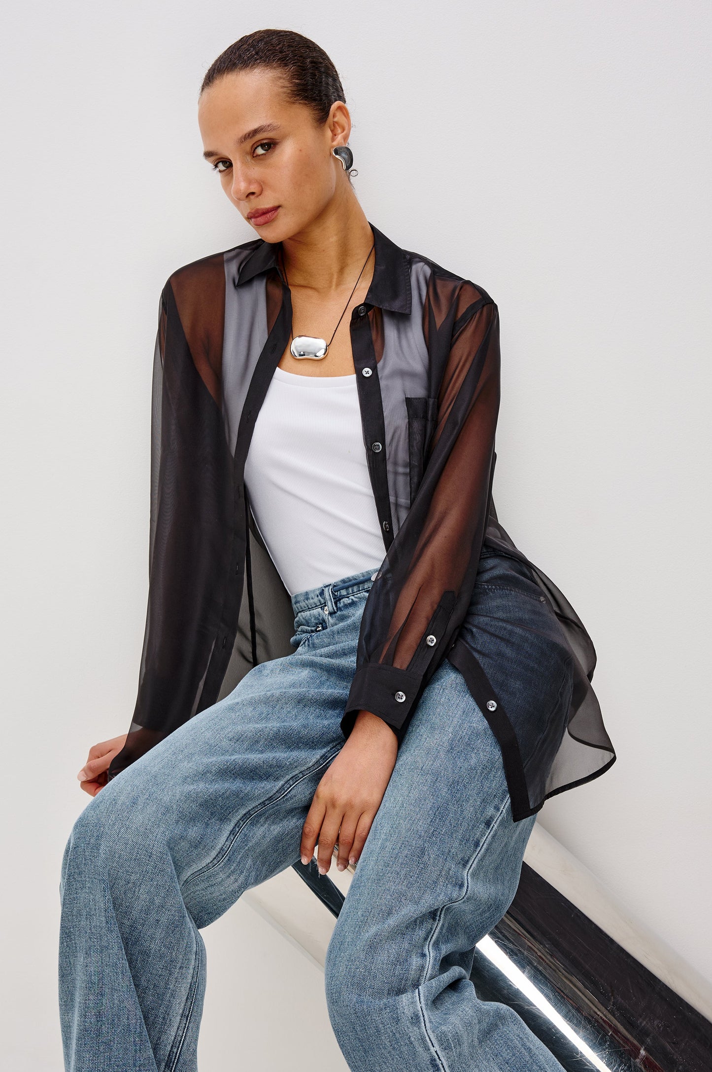 Sofiya Tişört - Siyah