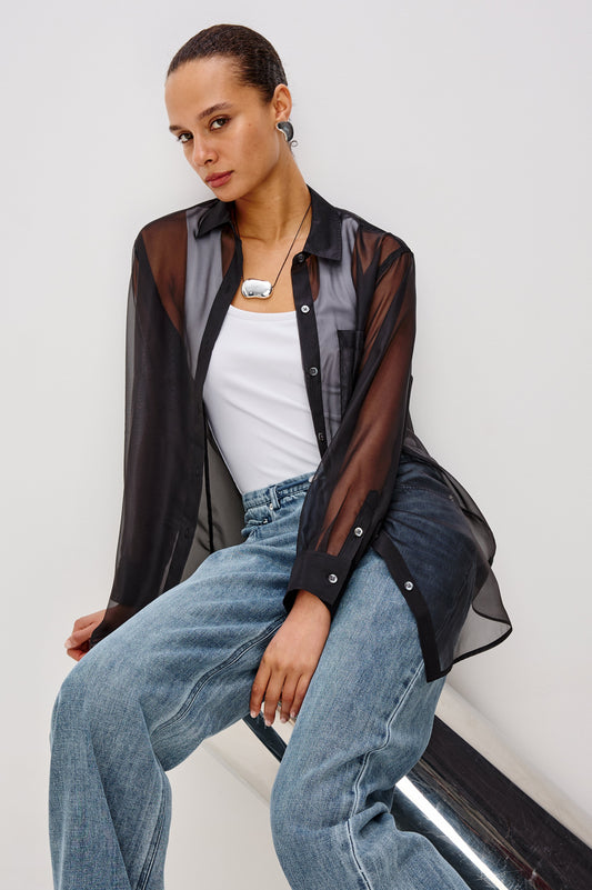 Sofiya Tişört - Siyah