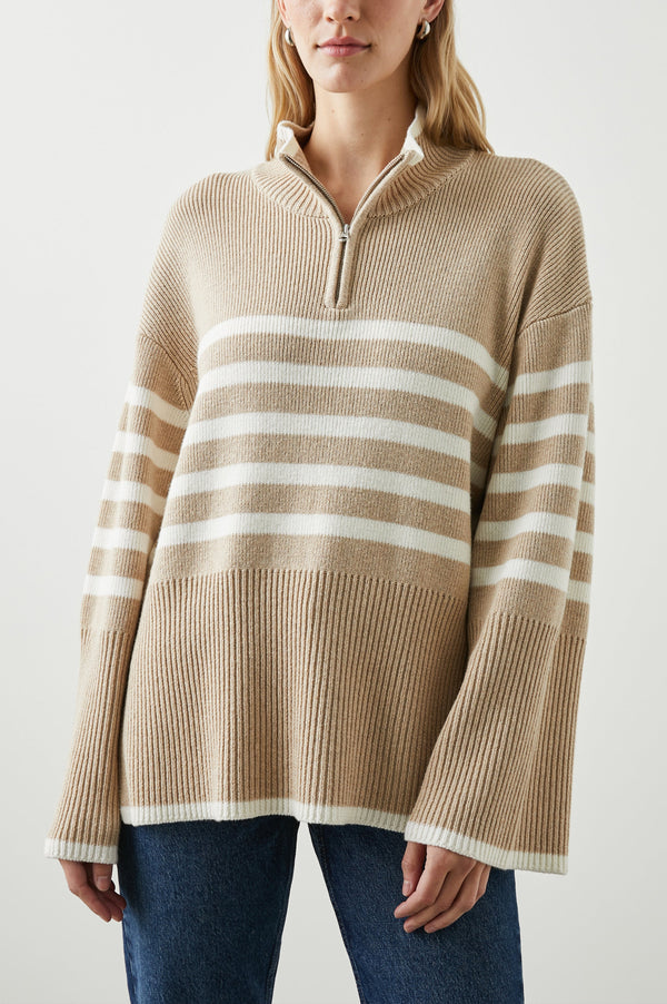 Tessa Sweater - Kum Şeritli