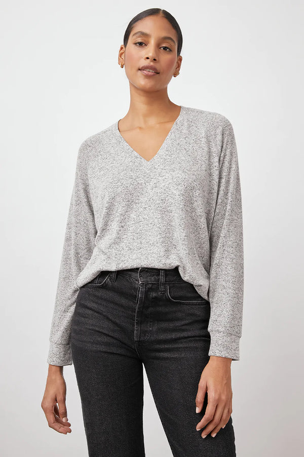 Thalıa Tişört - Melange Grey