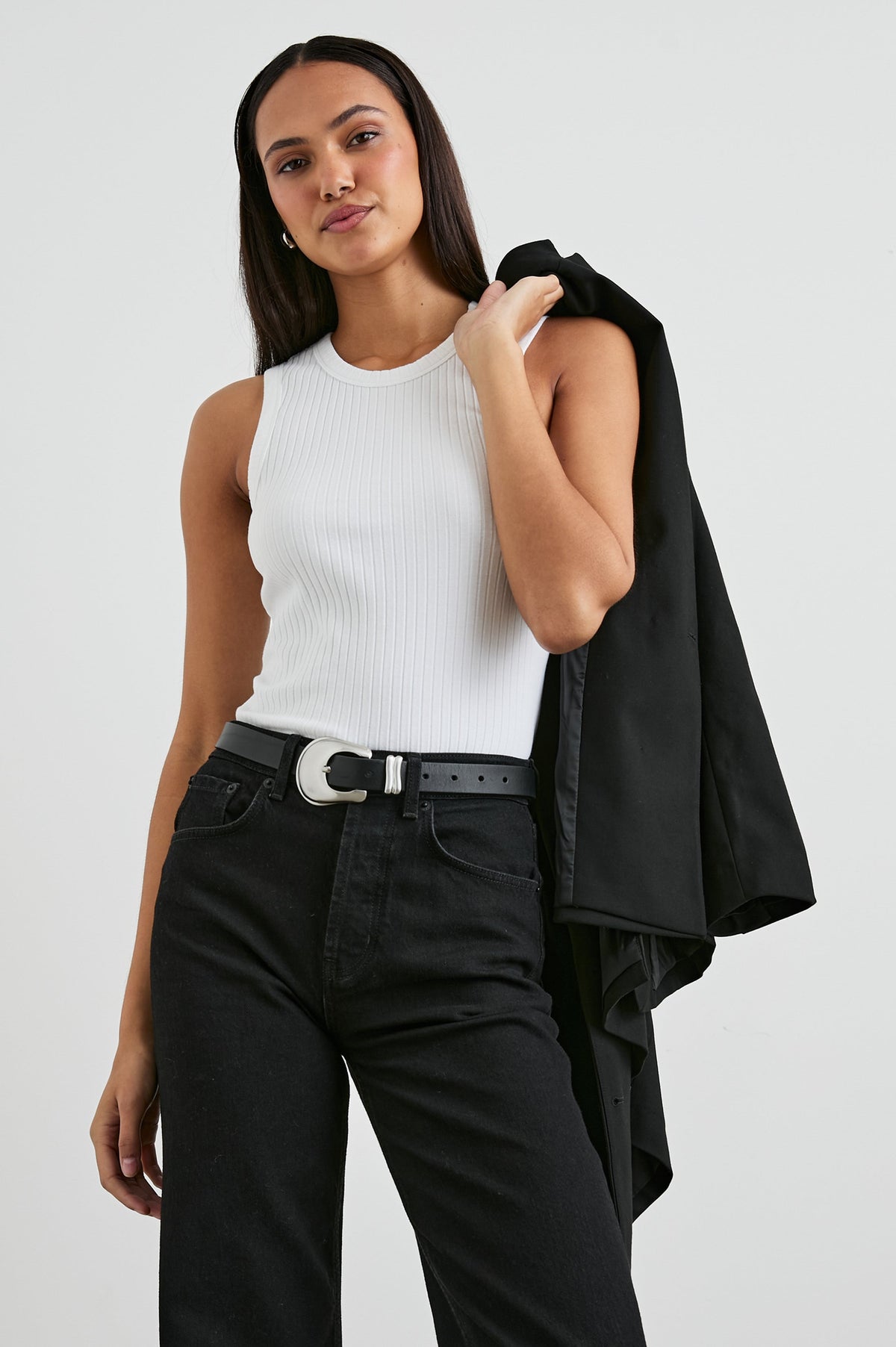 Yarışçı Tankı - Beyaz