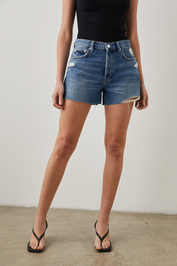 Zuma Short - Vıntage Safir Dıstress