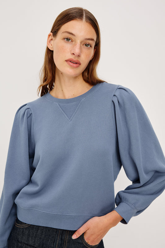 Tiffany Sweatshirt - Solmuş Periwinkle