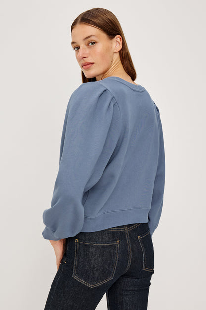 Tiffany Sweatshirt - Solmuş Periwinkle