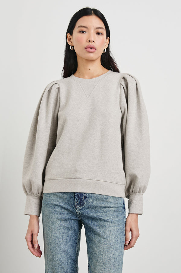 Tıffany Sweatshırt - Melanj Grey
