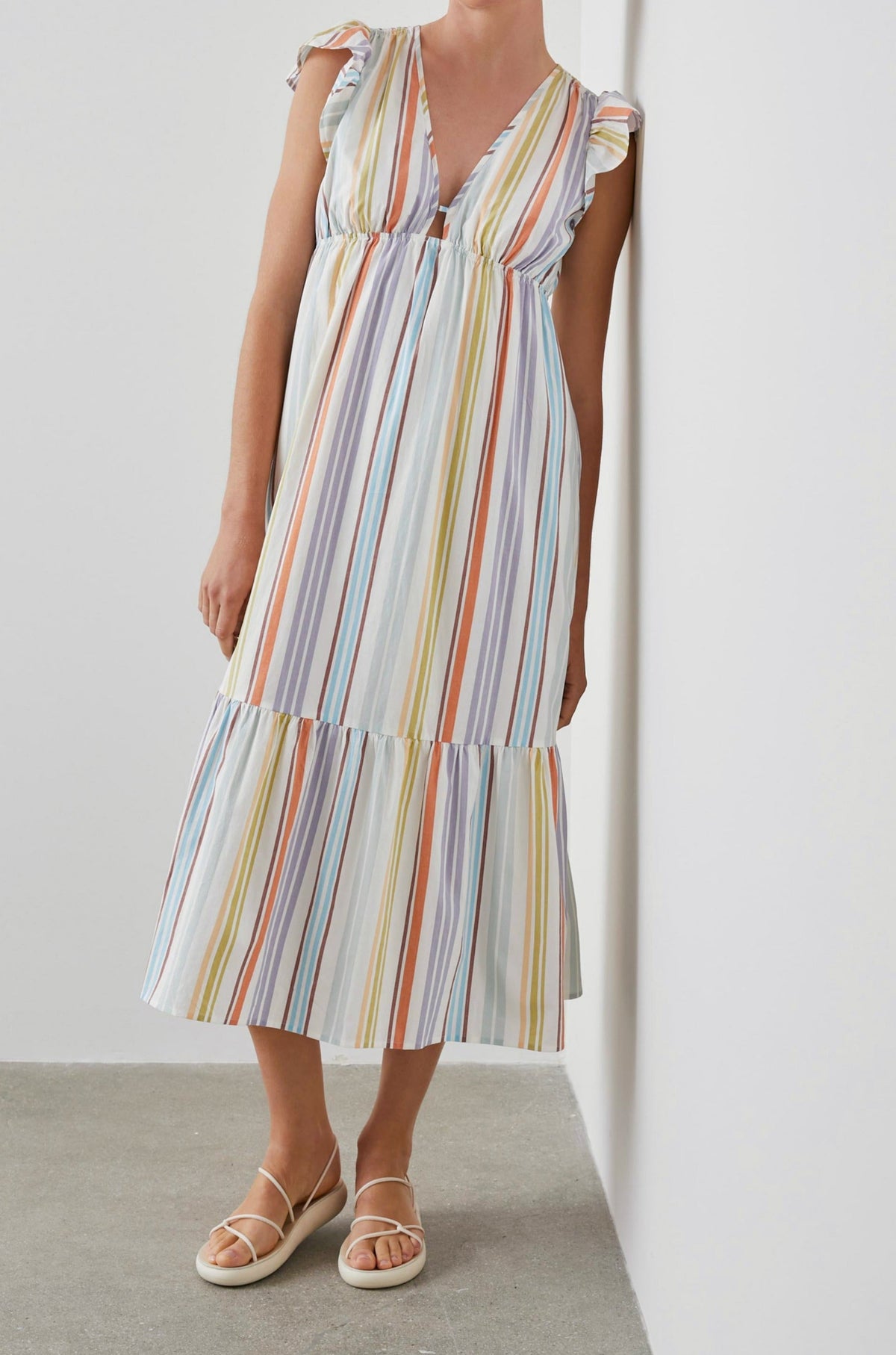 Tına Elbise - Oasıs Çizgili