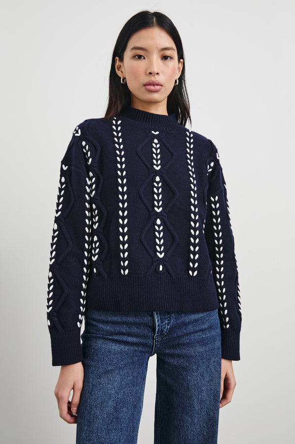 Torı Sweater - Gece Yarısı