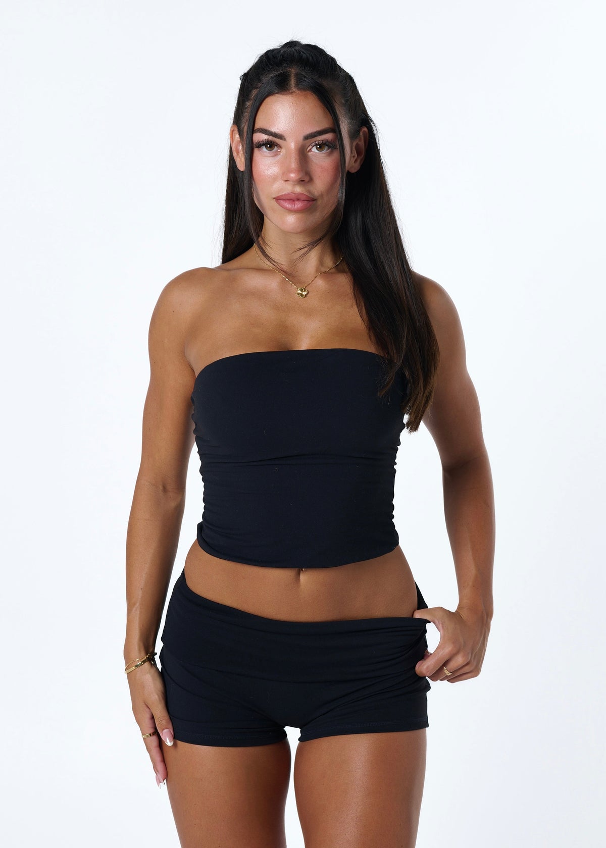 Form Bandeau Üst - Siyah