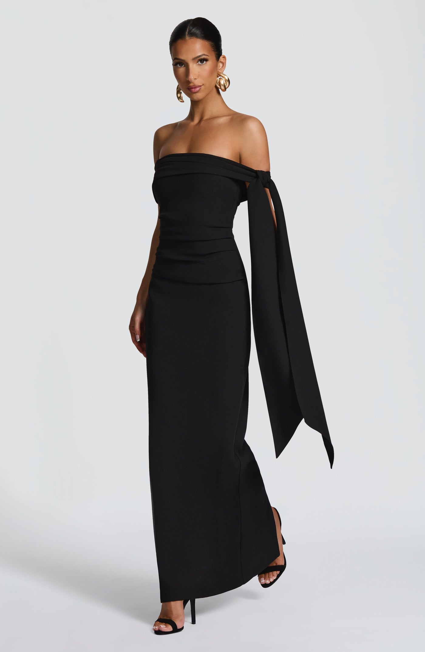 Addie Maxi Elbise - Siyah