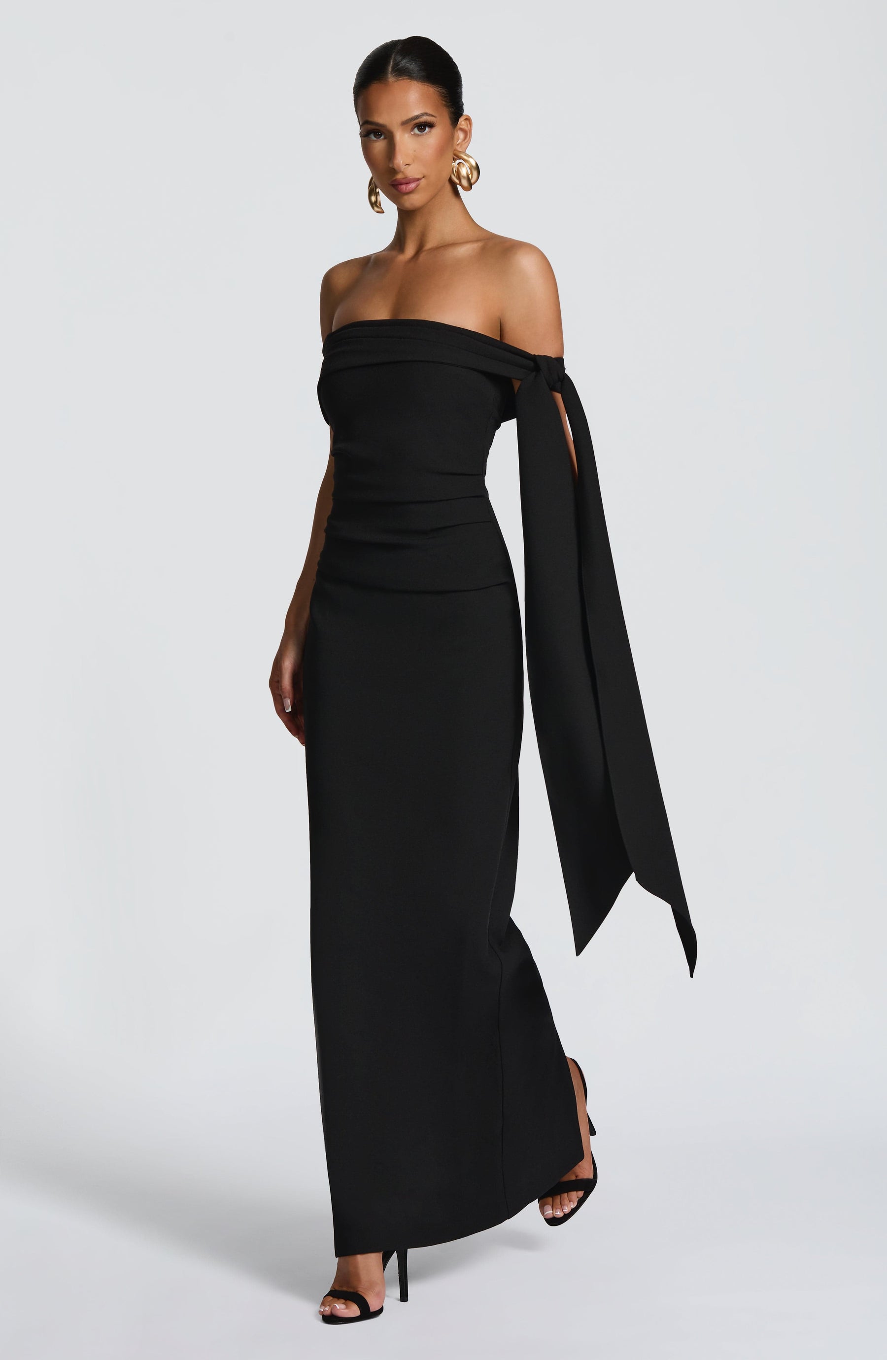 Addie Maxi Elbise - Siyah