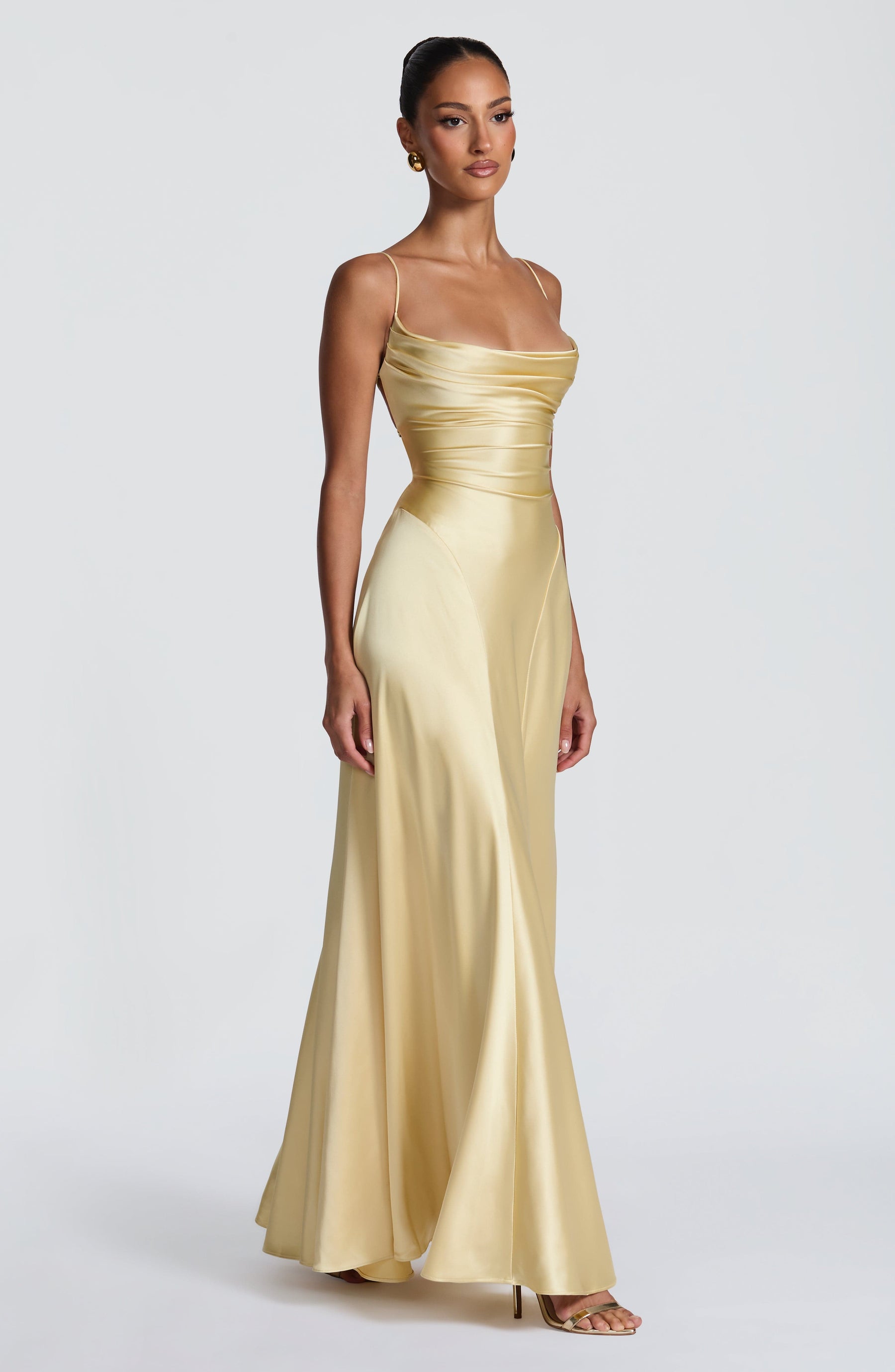 Adelina Maxi Elbise - Limon
