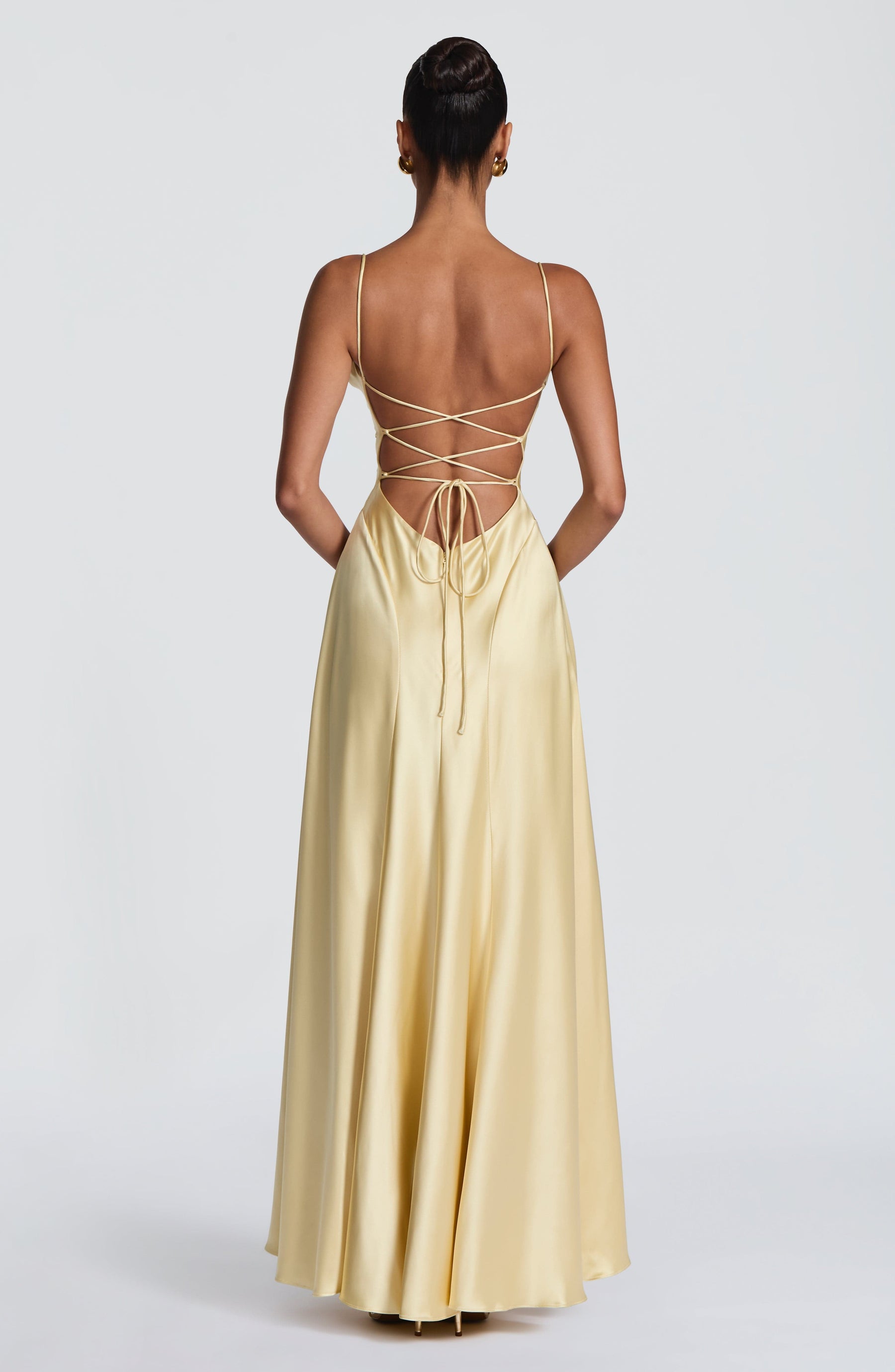 Adelina Maxi Elbise - Limon