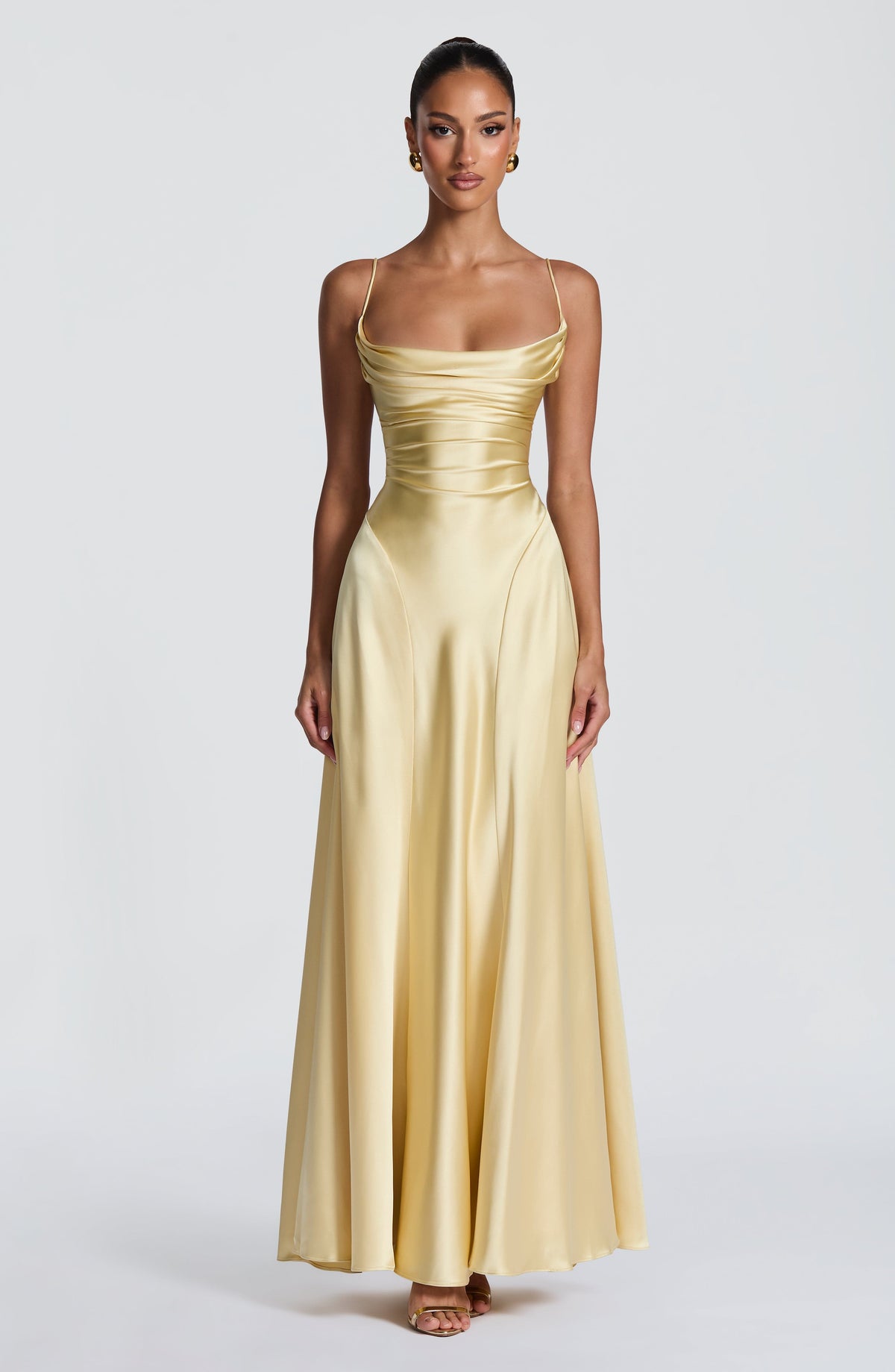Adelina Maxi Elbise - Limon