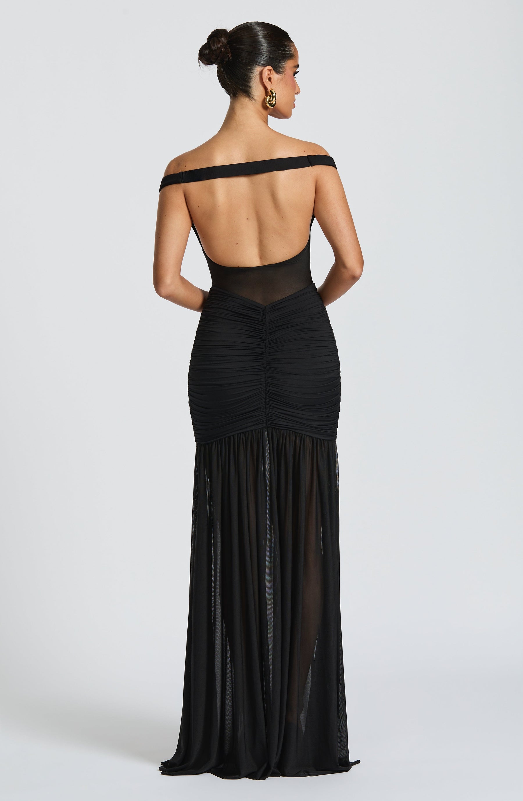 Alaia Maxi Elbise - Siyah