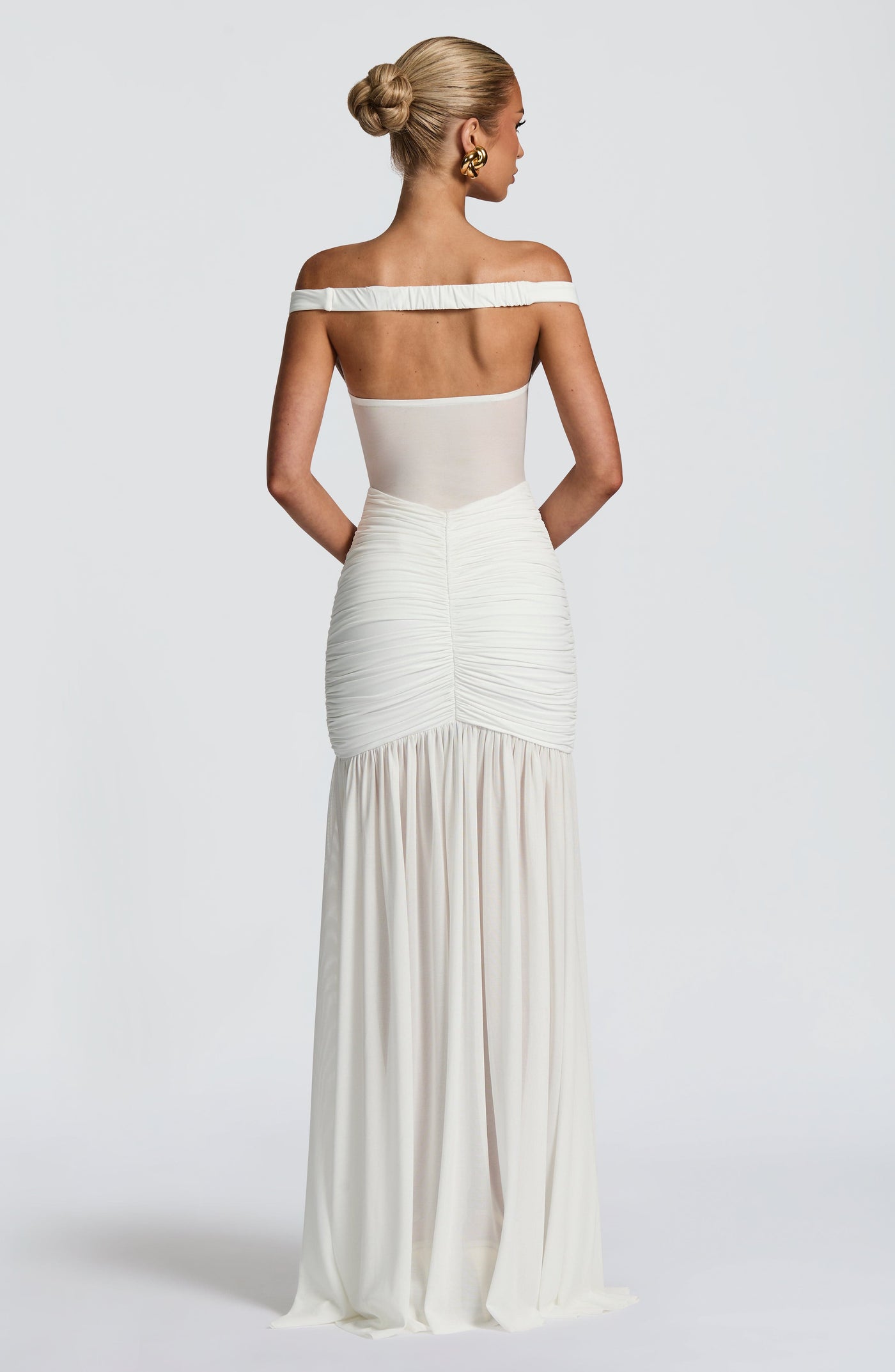 Alaia Maxi Elbise - Fildişi
