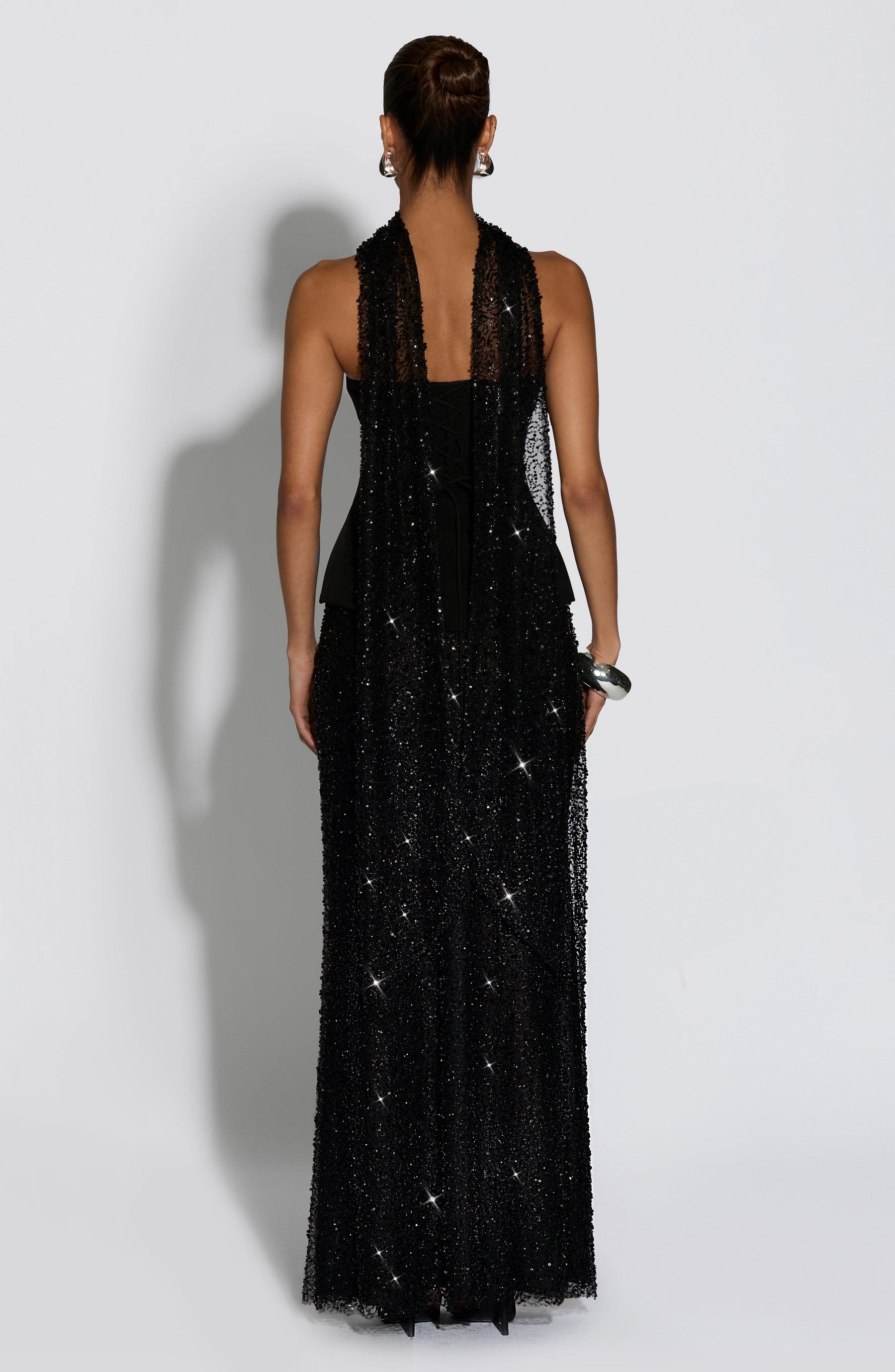 Allaire Maxi Etek - Siyah
