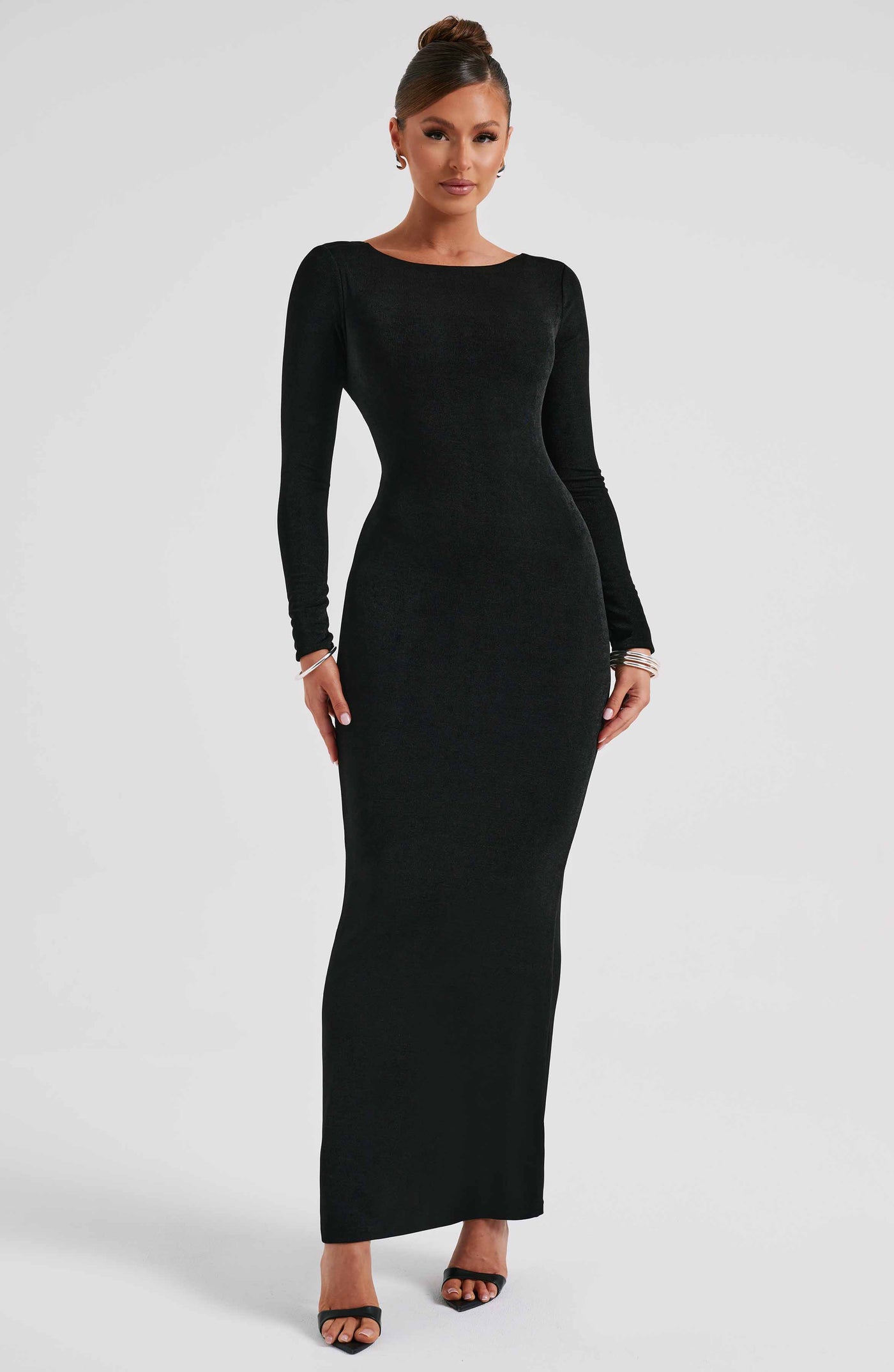 Anastasia Maxi Elbise - Siyah