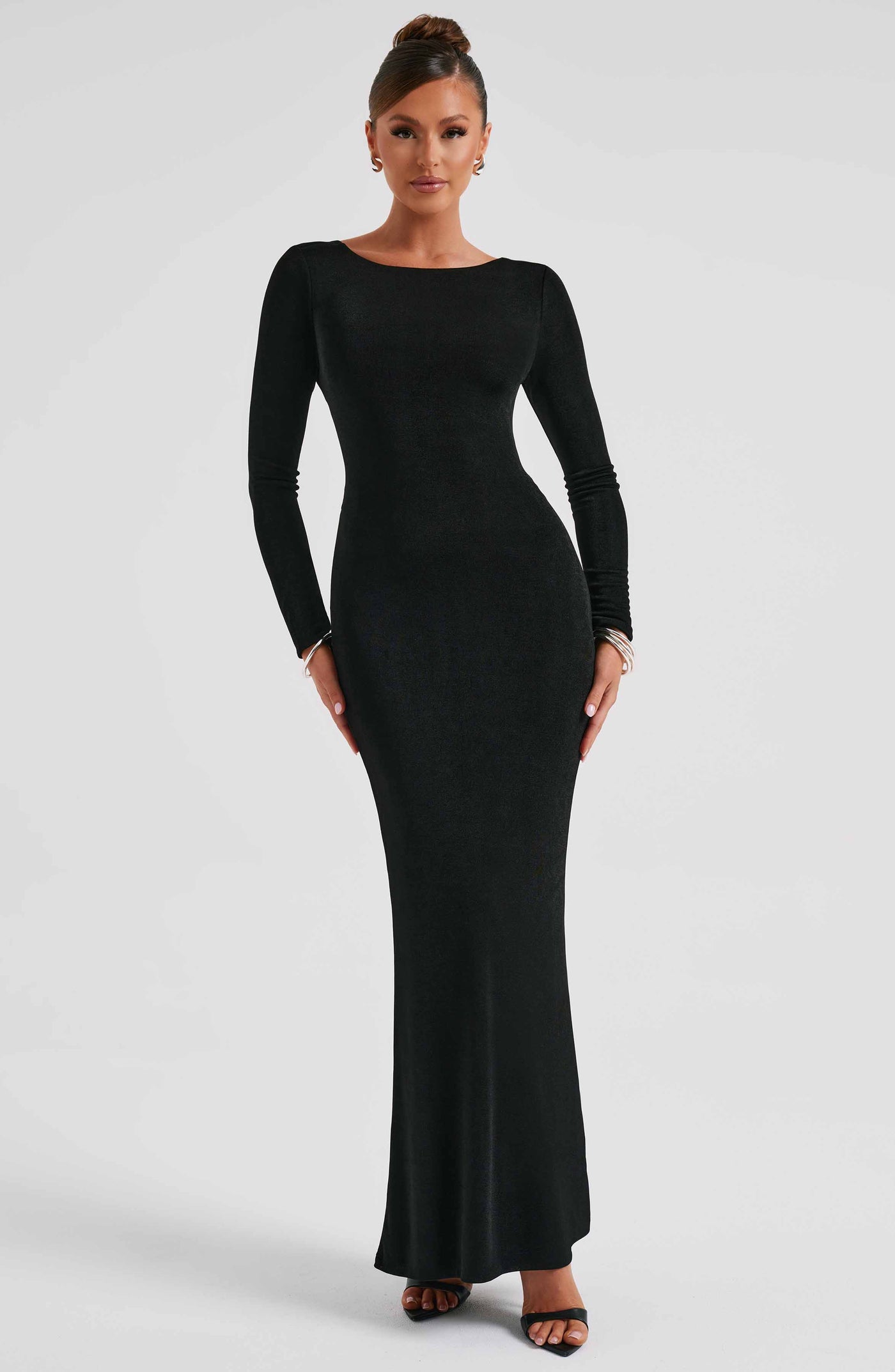 Anastasia Maxi Elbise - Siyah