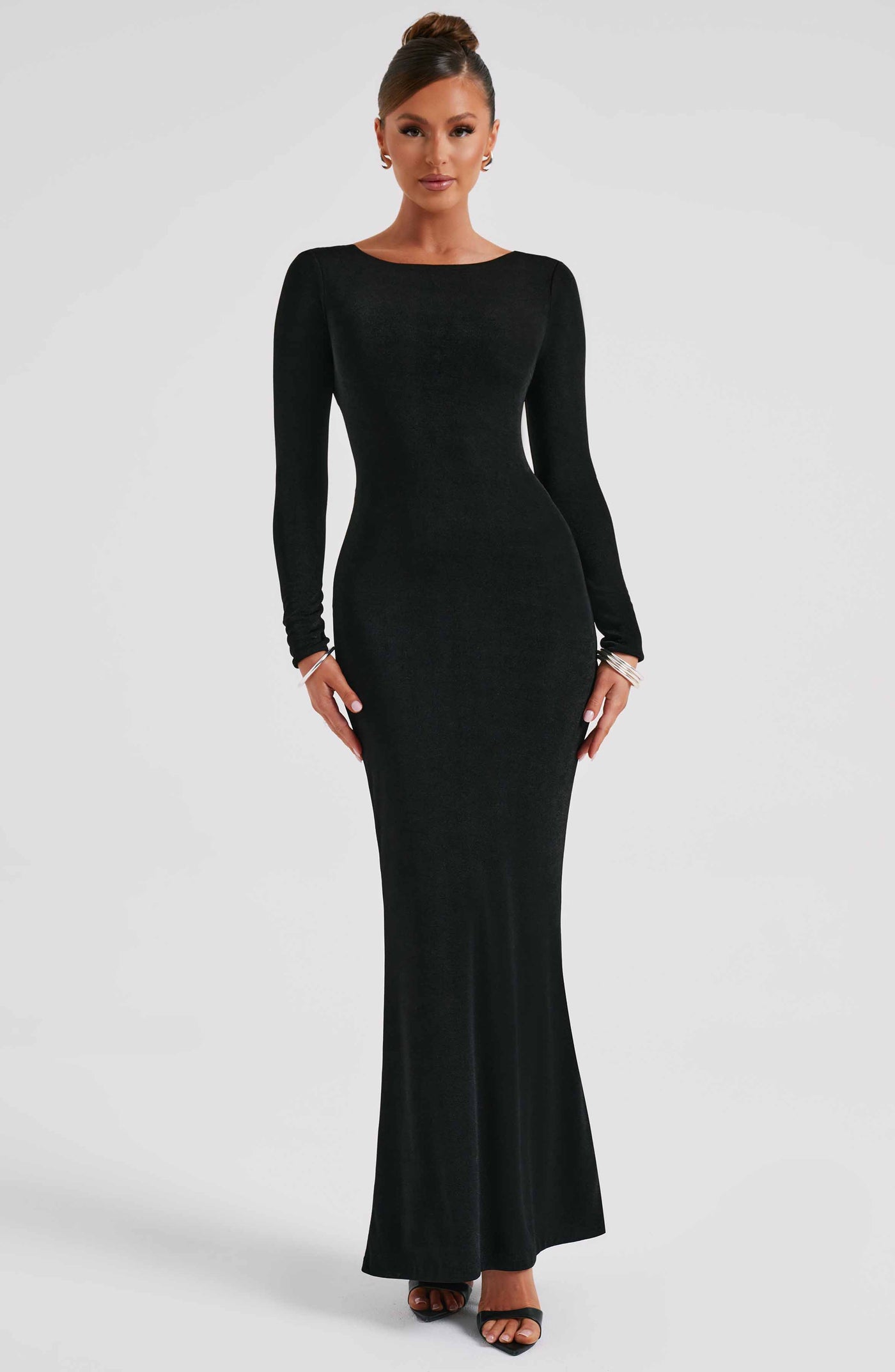 Anastasia Maxi Elbise - Siyah