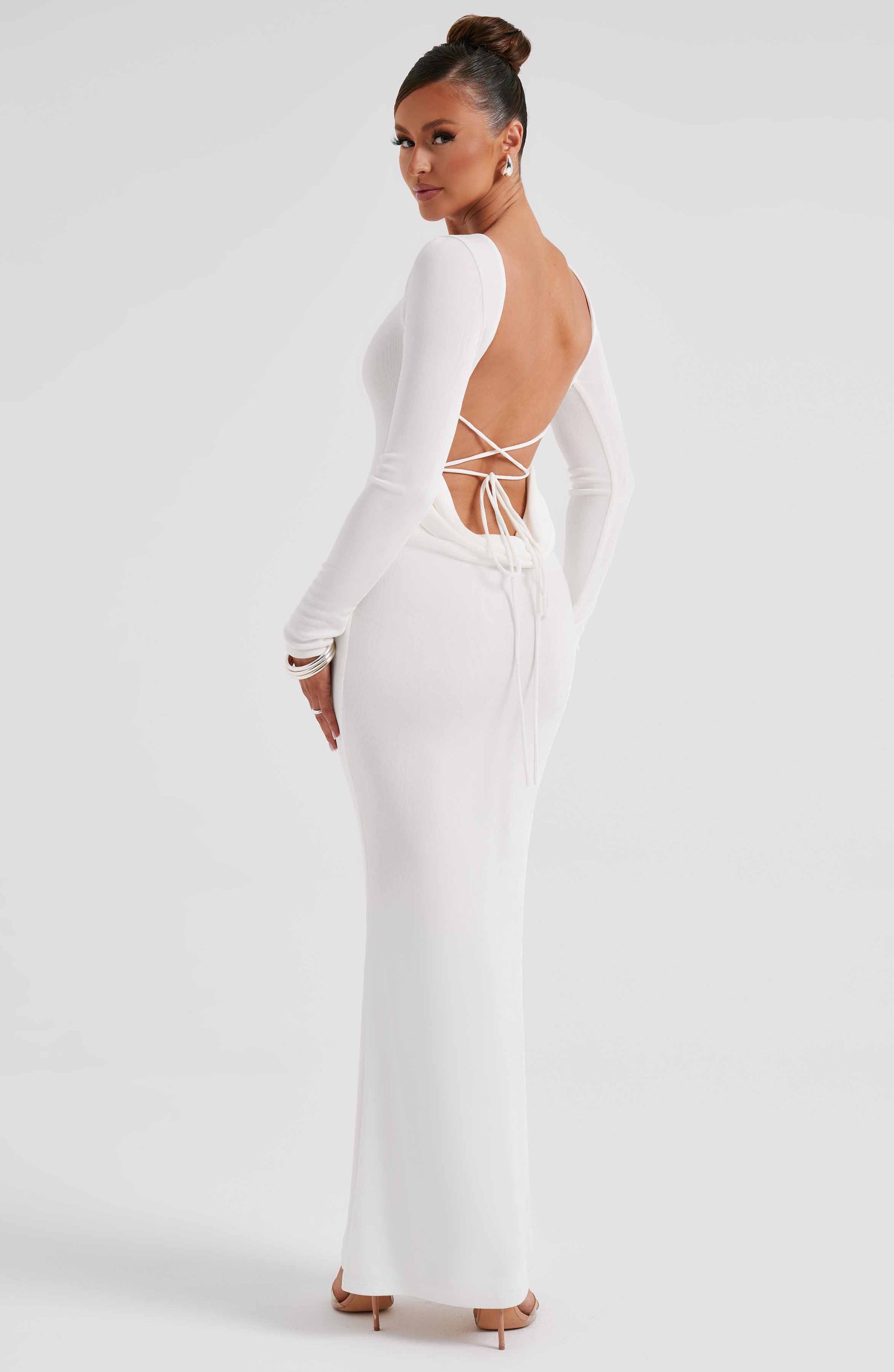 Anastasia Maxi Elbise - Fildişi