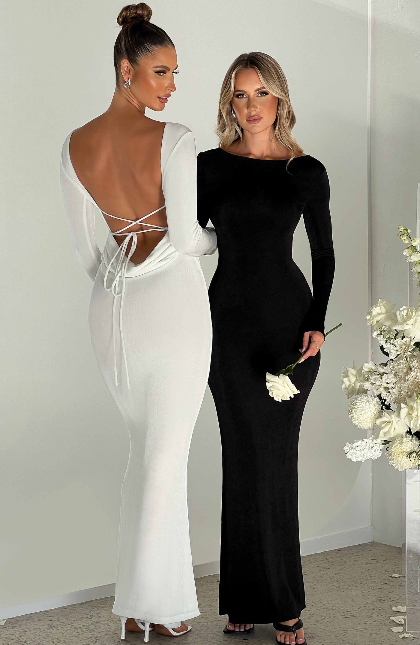 Anastasia Maxi Elbise - Fildişi