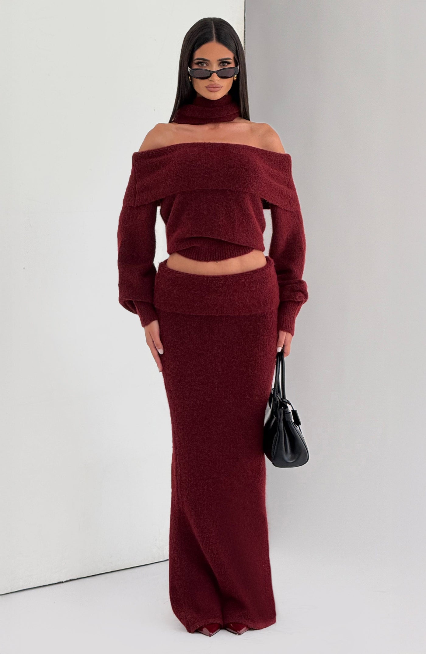 Andie Maxi Etek - Bordo