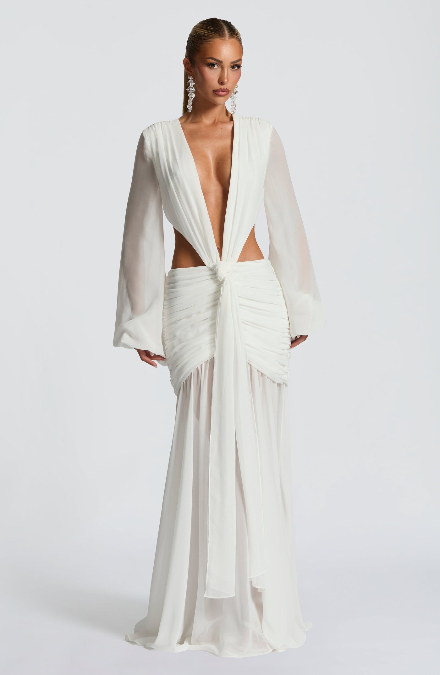Andrina Maxi Elbise - Fildişi
