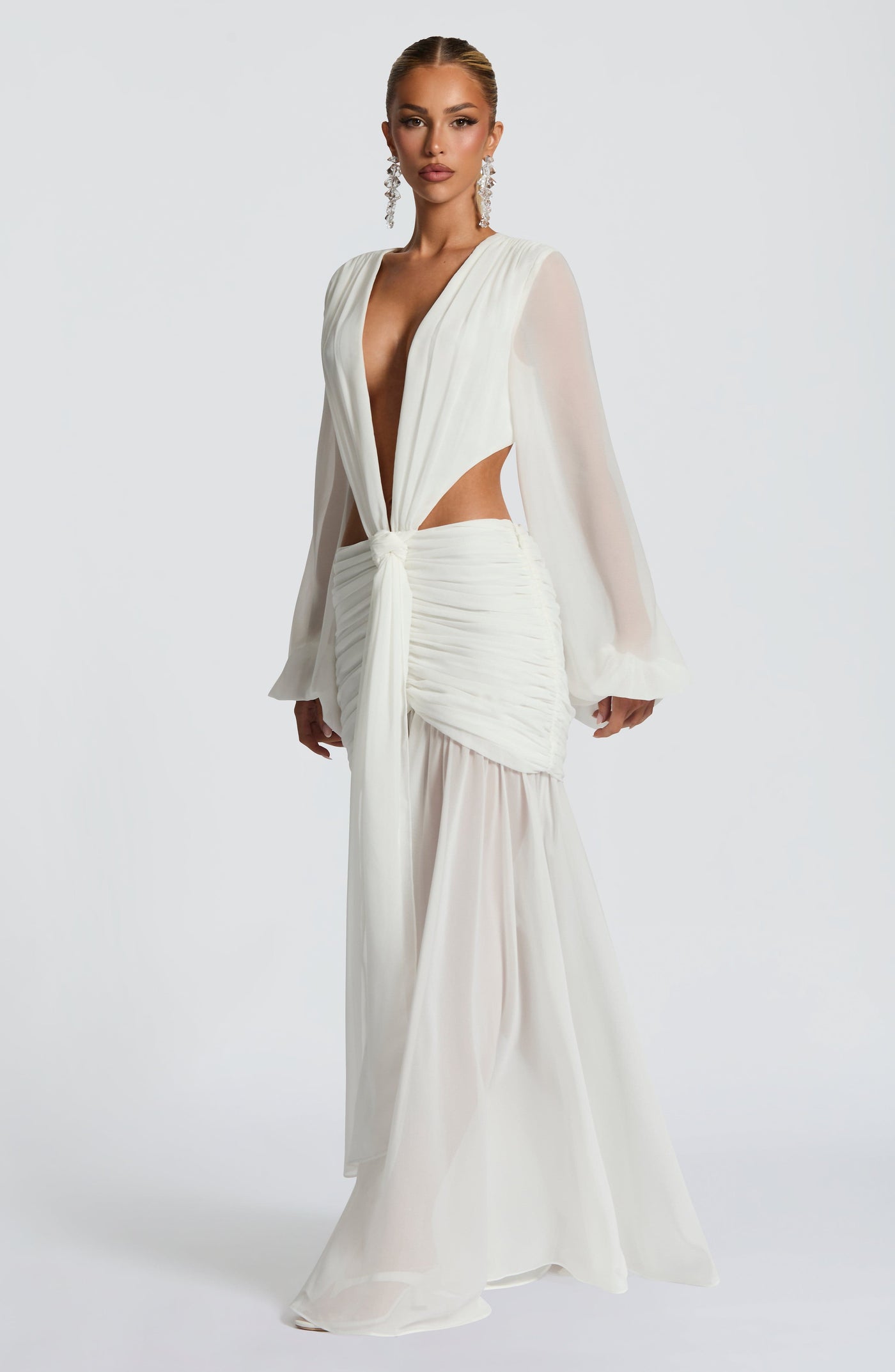 Andrina Maxi Elbise - Fildişi