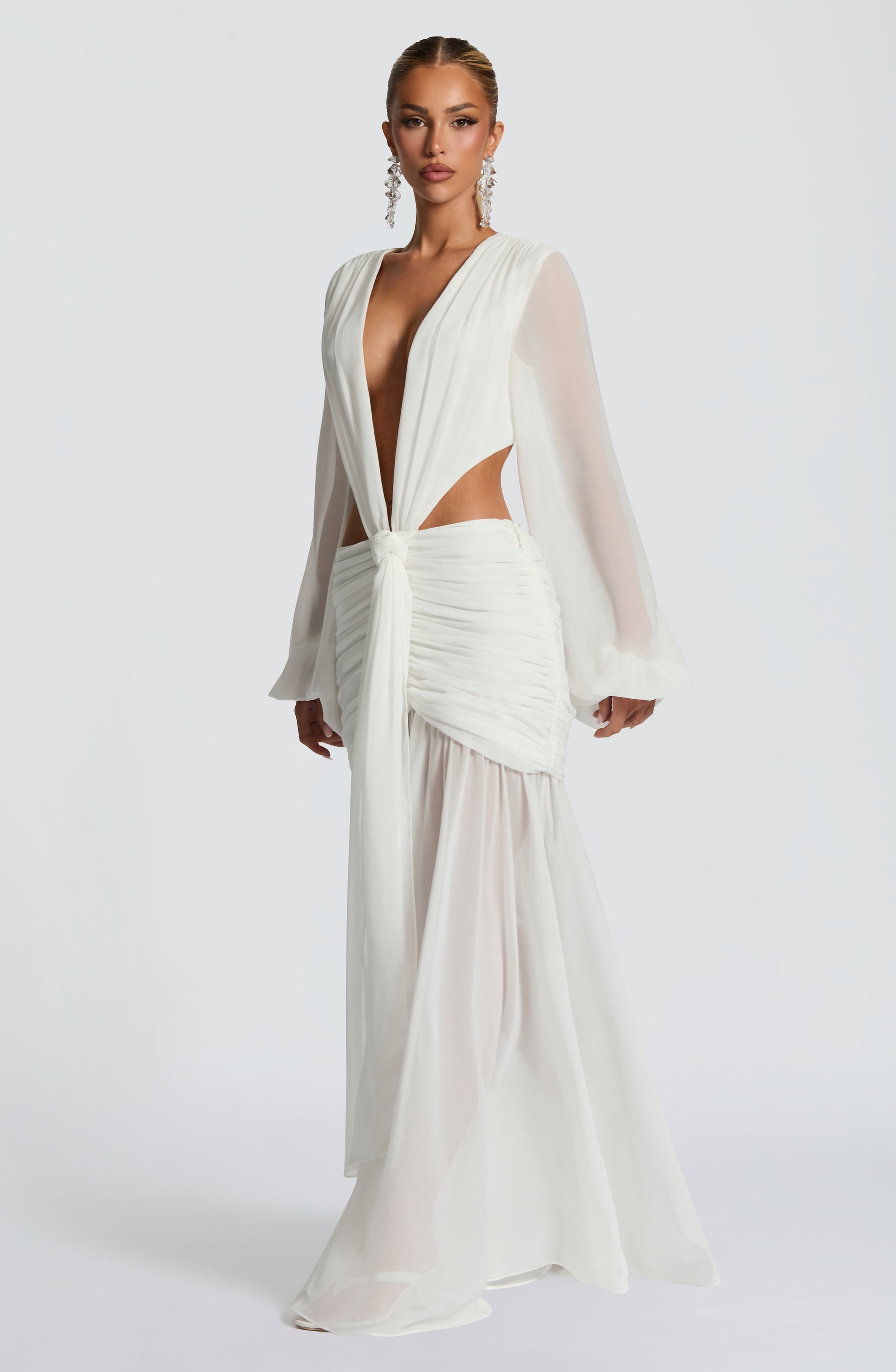 Andrina Maxi Elbise - Fildişi