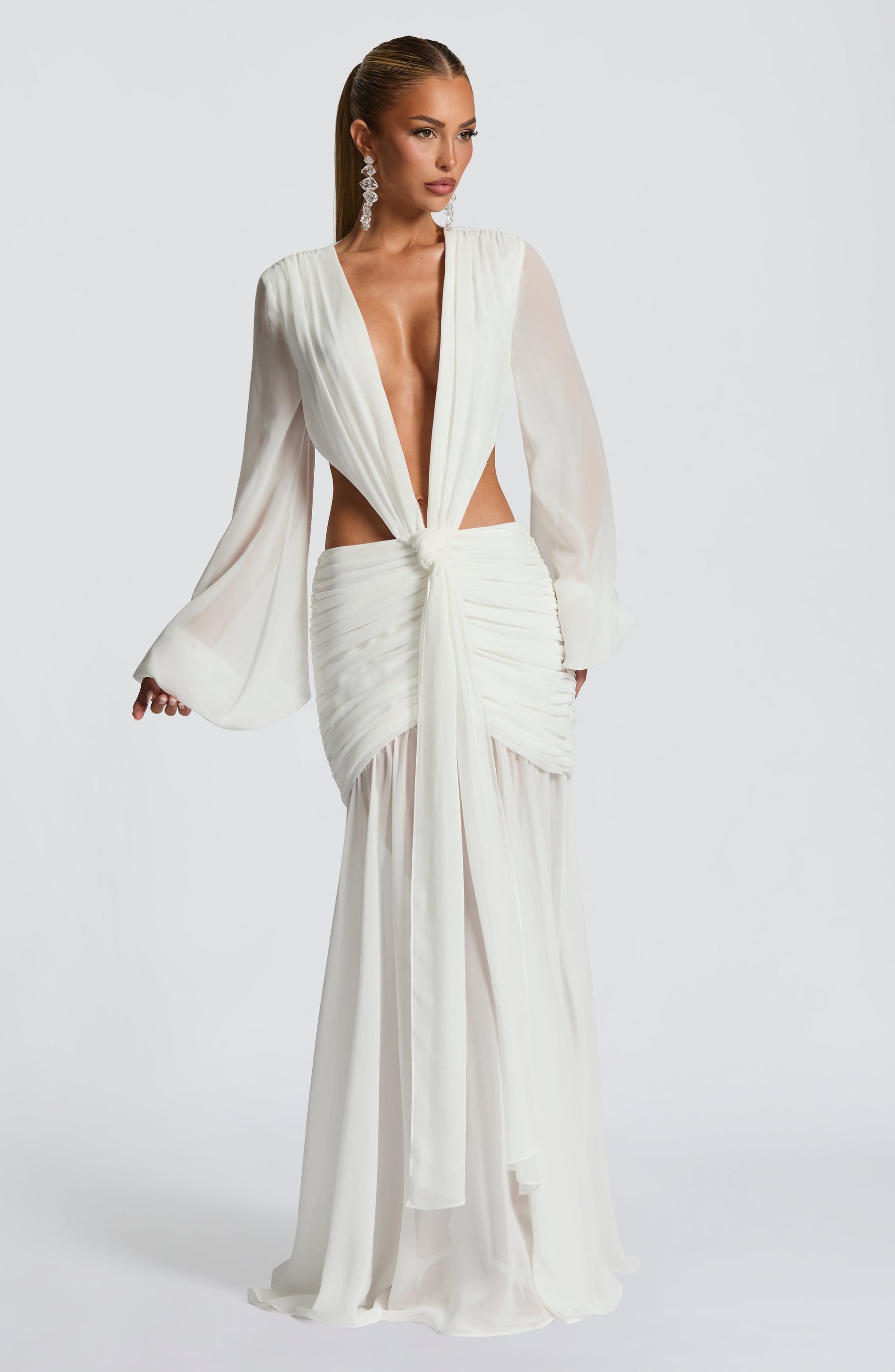 Andrina Maxi Elbise - Fildişi