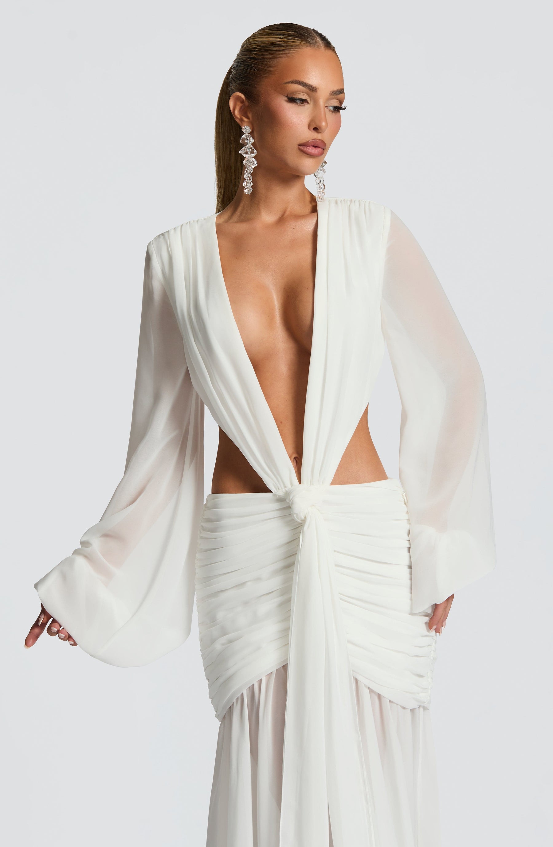 Andrina Maxi Elbise - Fildişi