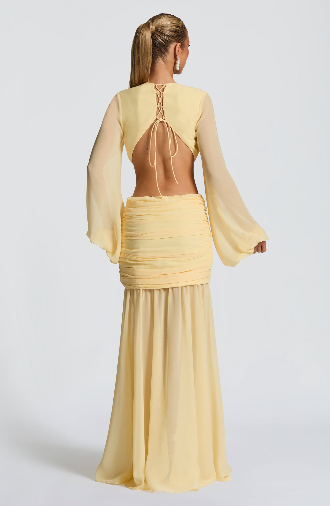 Andrina Maxi Elbise - Limon