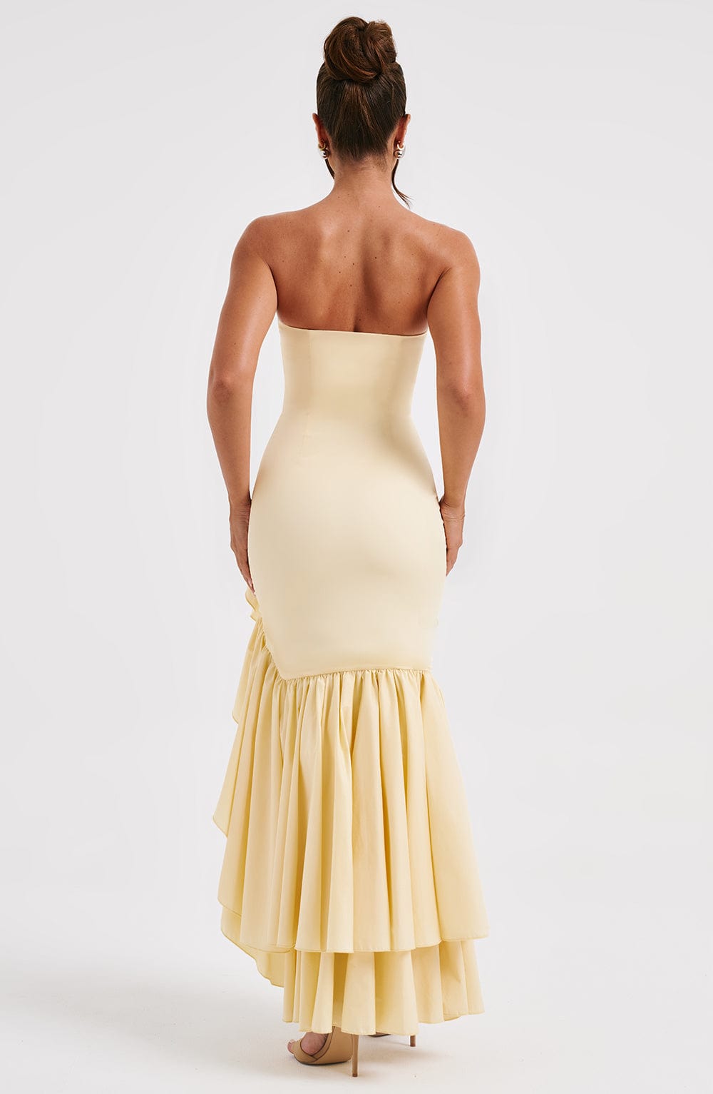 Angelina Maxi Elbise - Limon