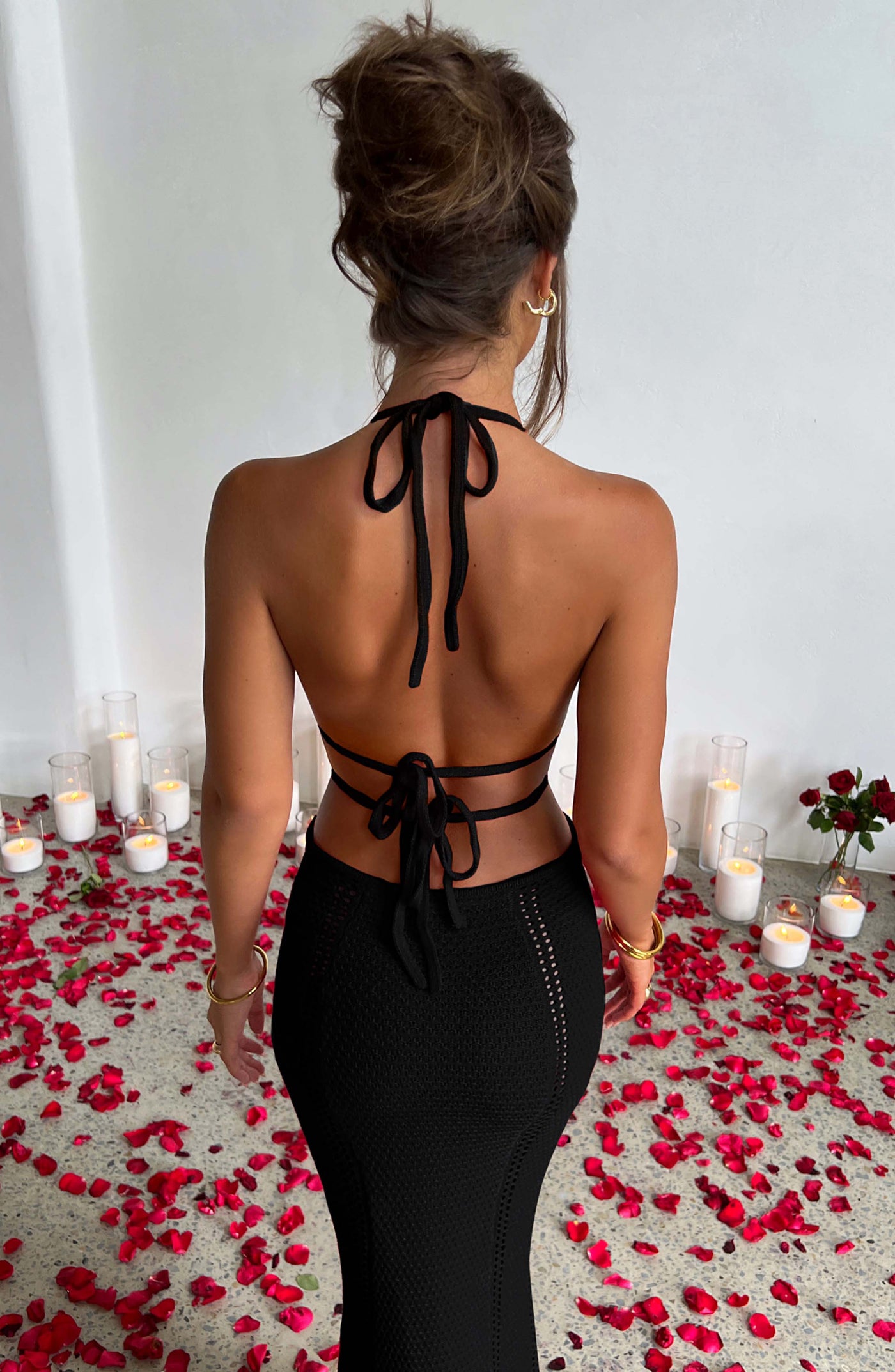 Arabella Maxi Elbise - Siyah