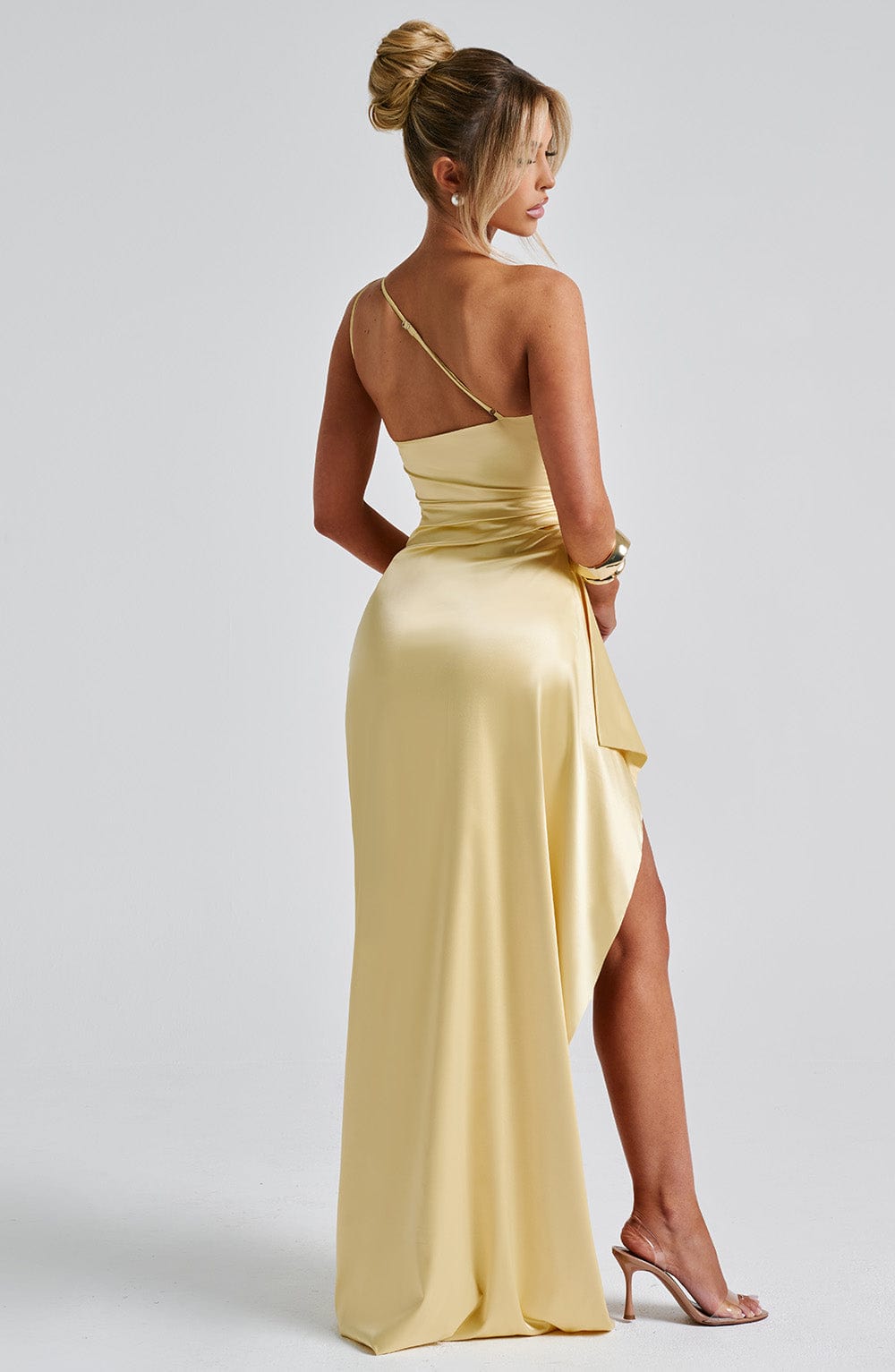 Ariel Maxi Elbise - Limon