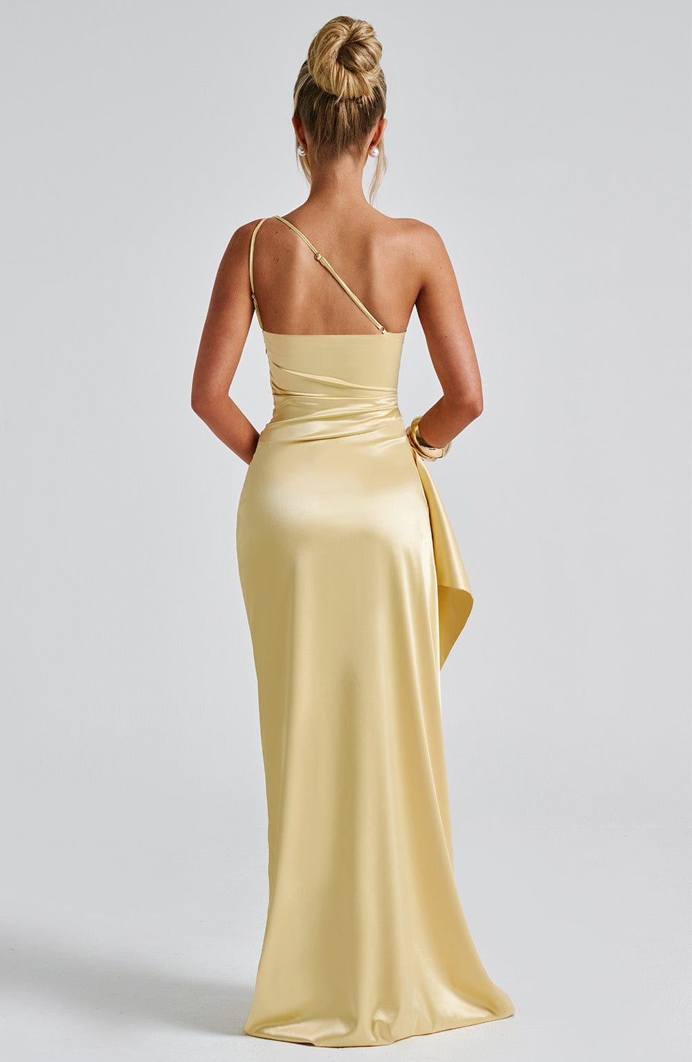 Ariel Maxi Elbise - Limon