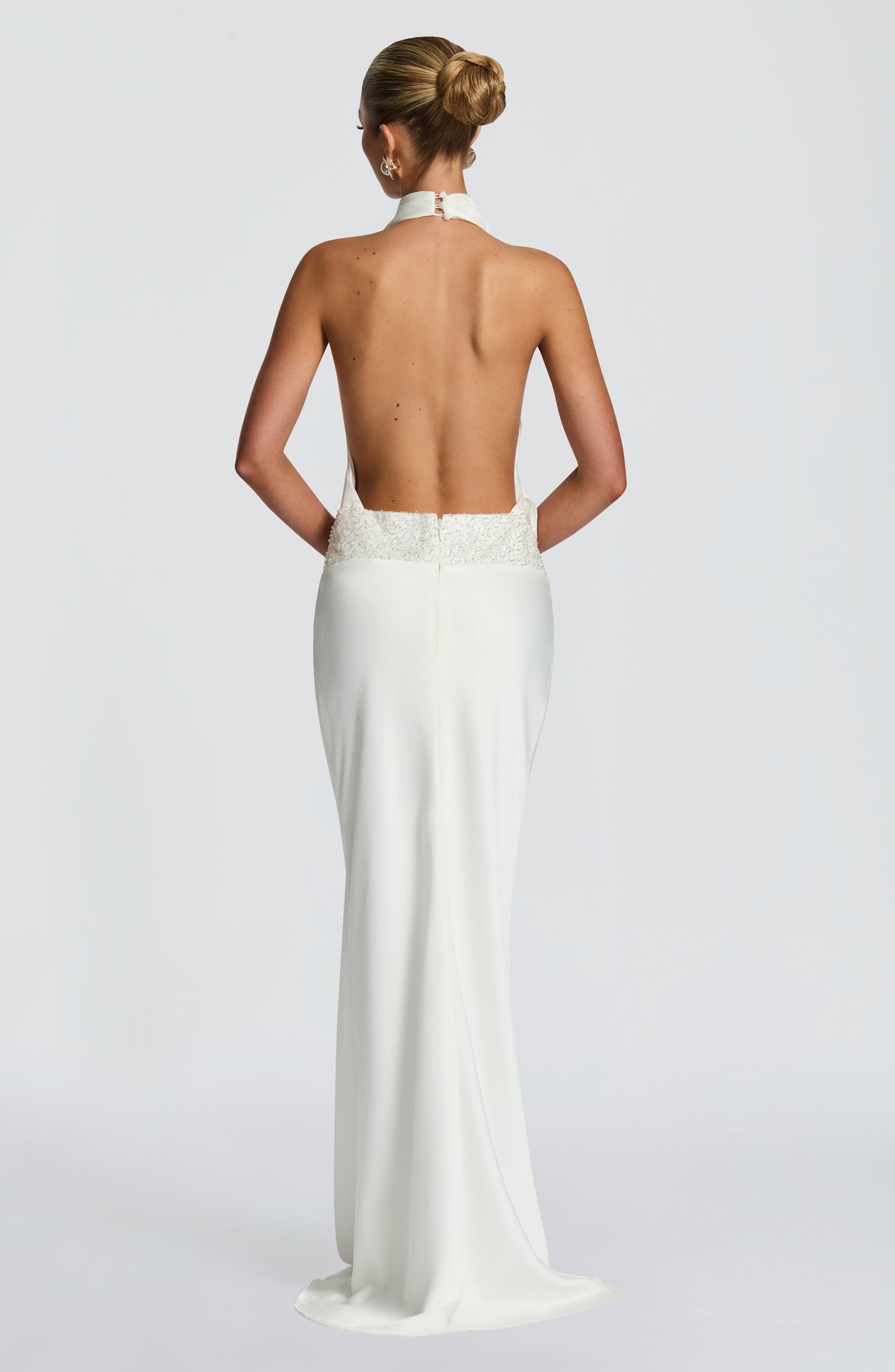 Armelle Maxi Elbise - Fildişi