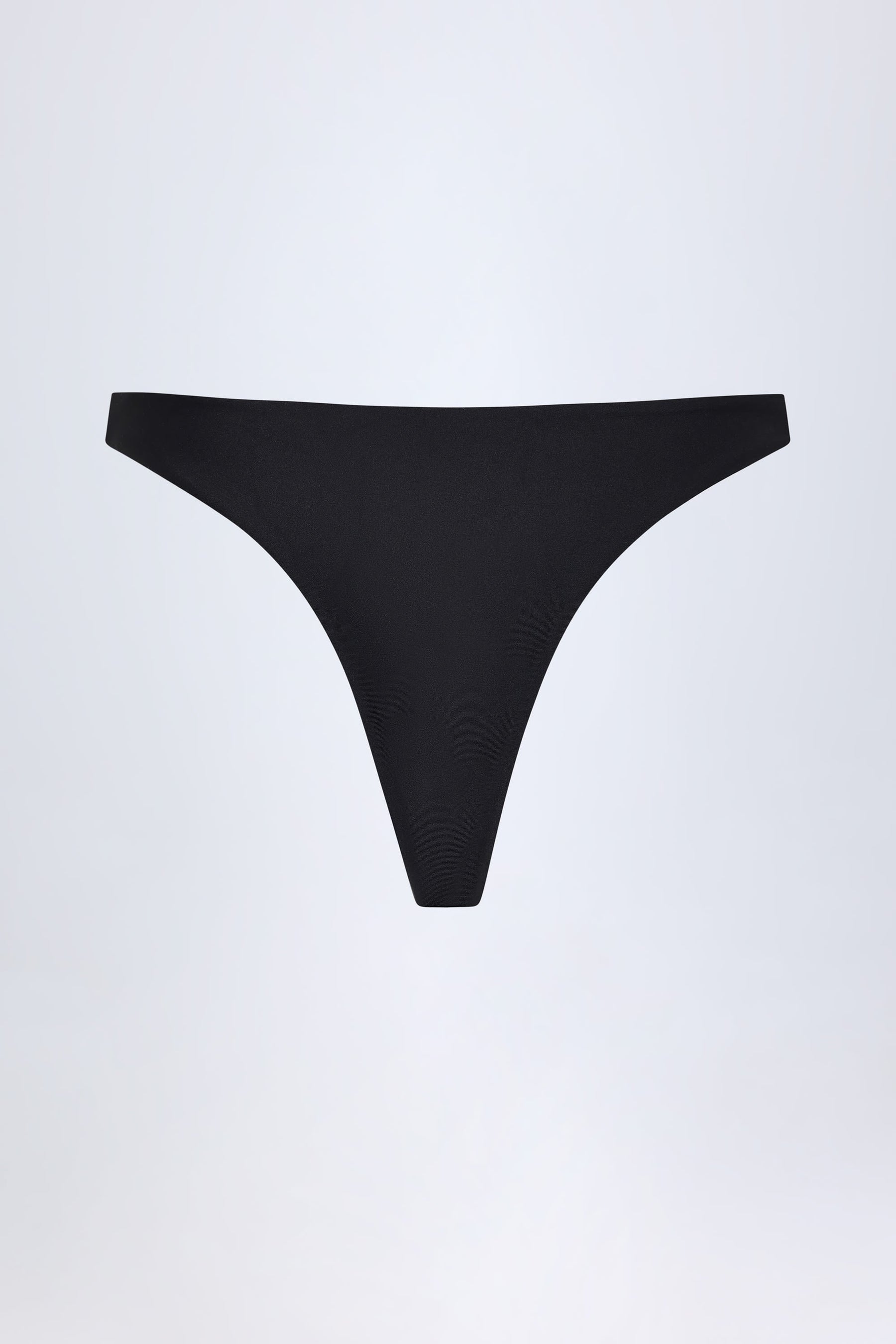 Siyah Renkli, Metal Detaylı, Şık Bikini Altı