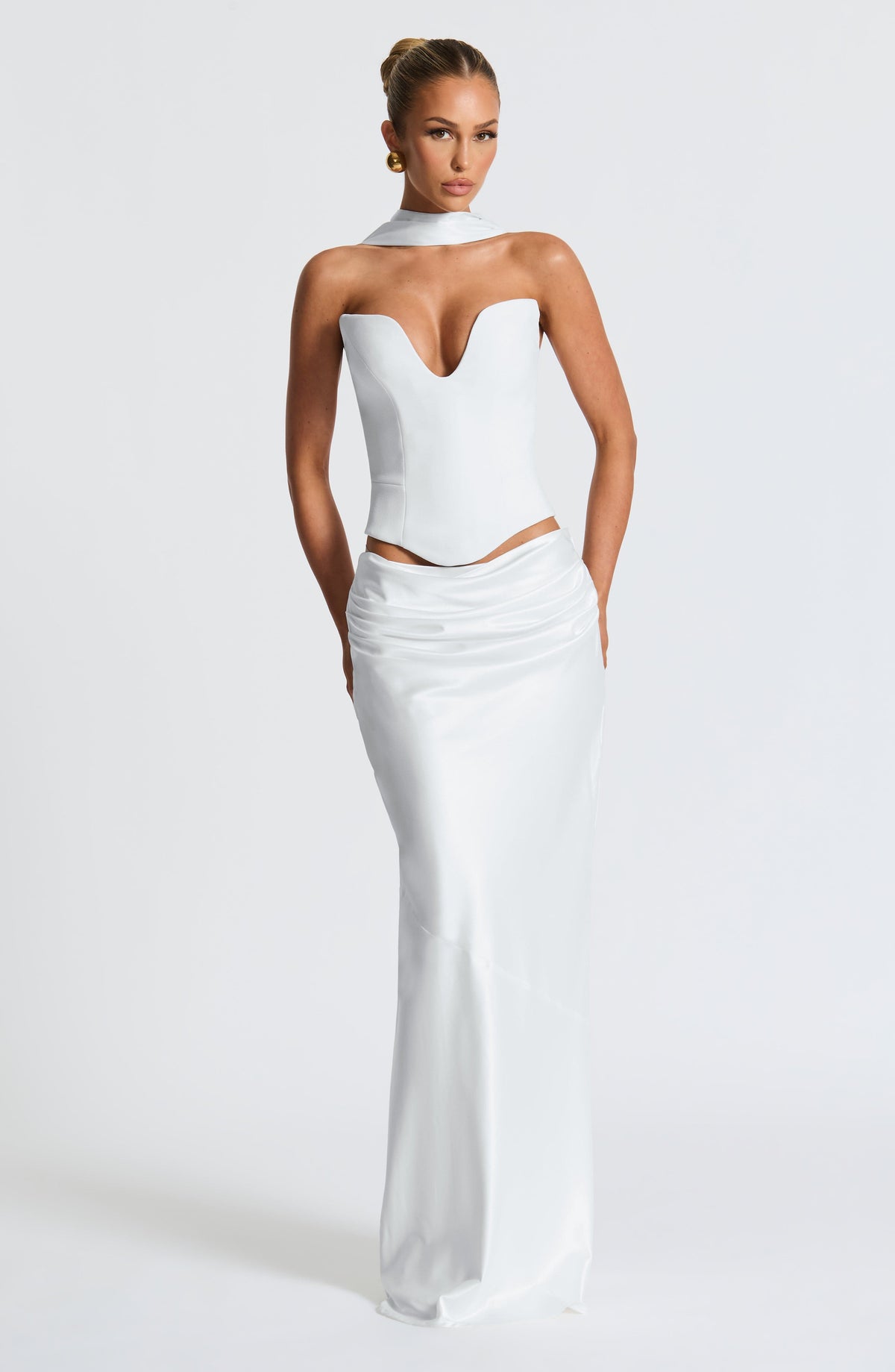 Bernadette Maxi Etek - Fildişi
