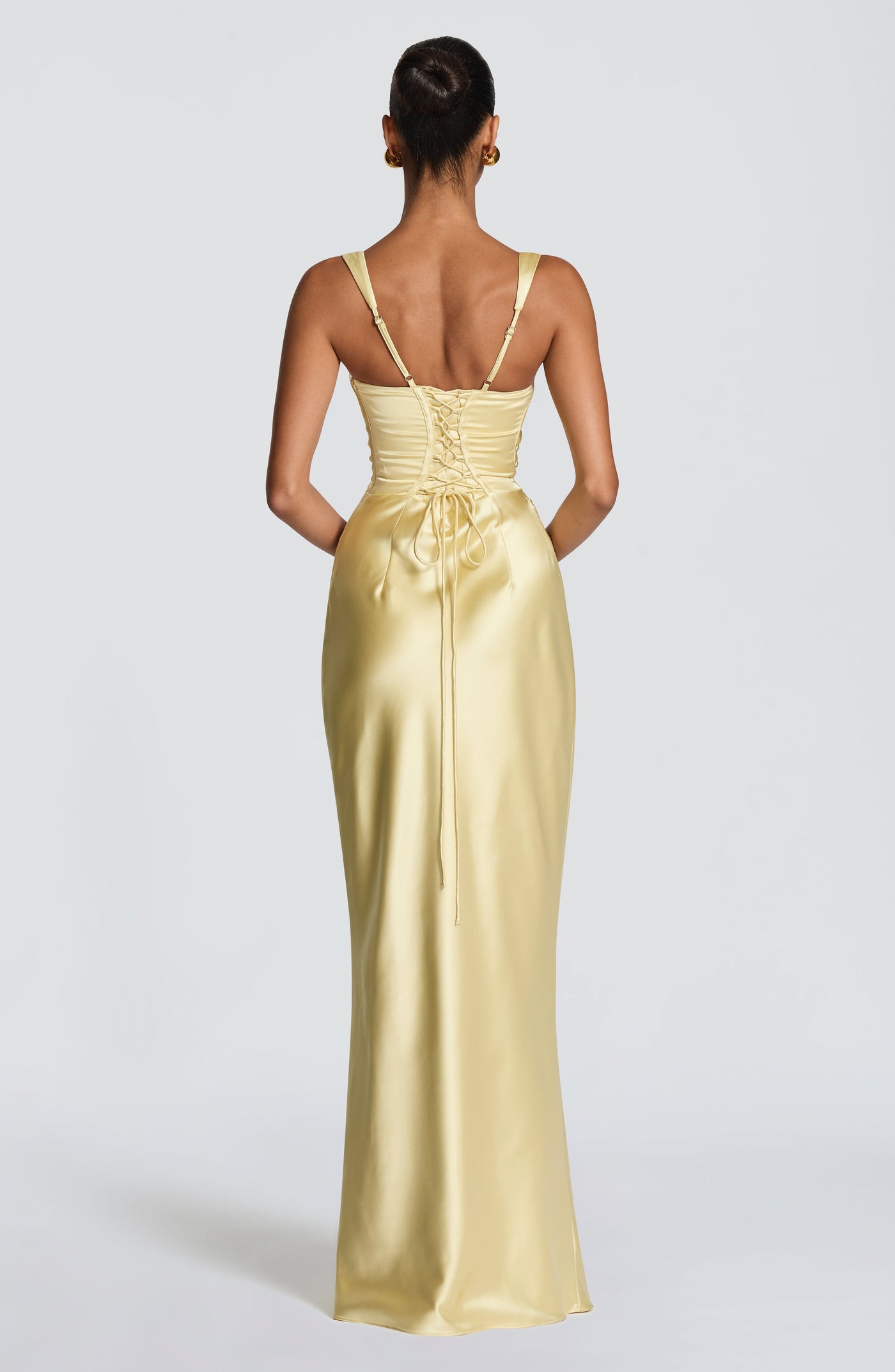 Calanthe Maxi Elbise - Limon