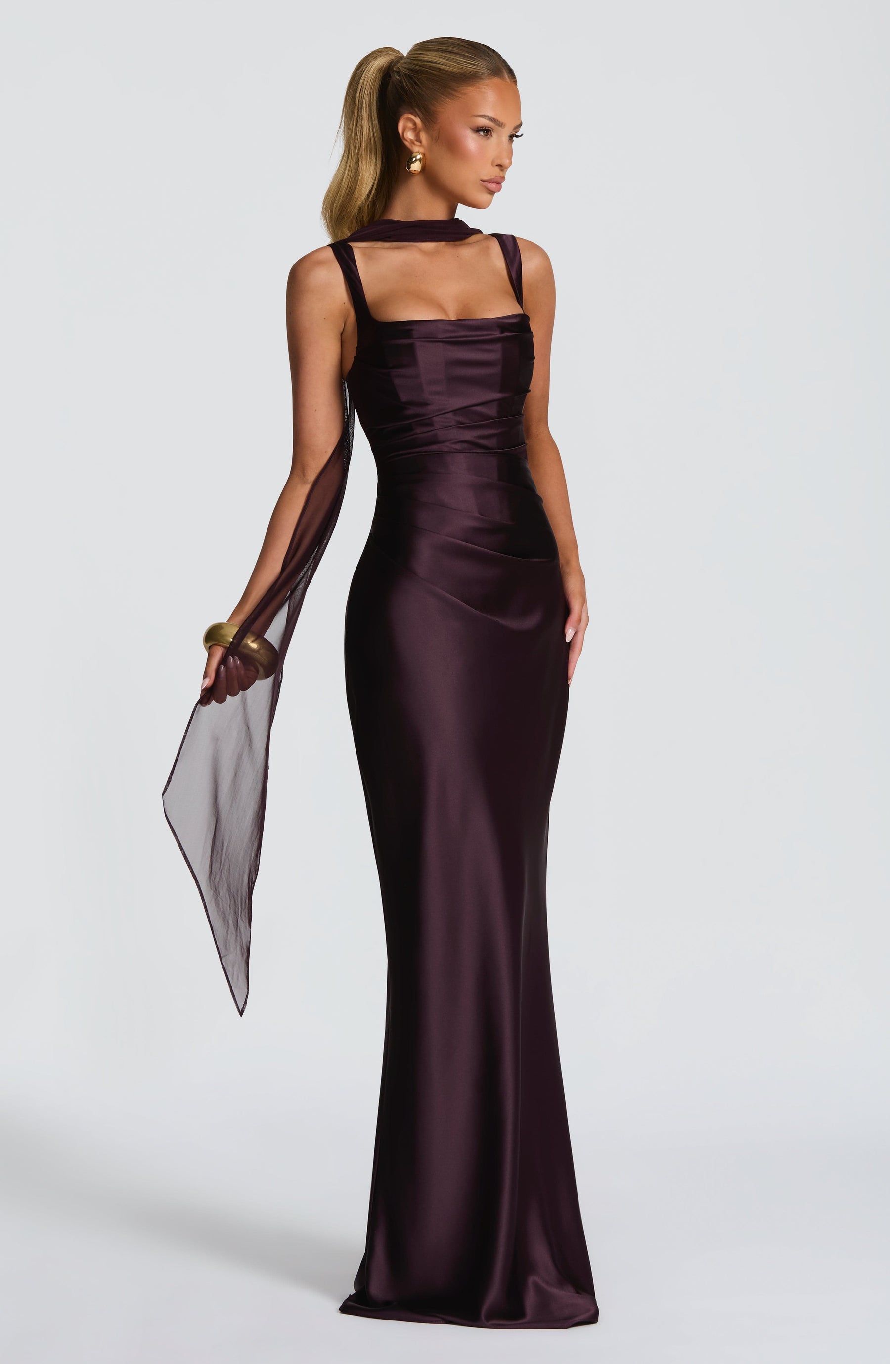 Calanthe Maxi Elbise - Erik Rengi