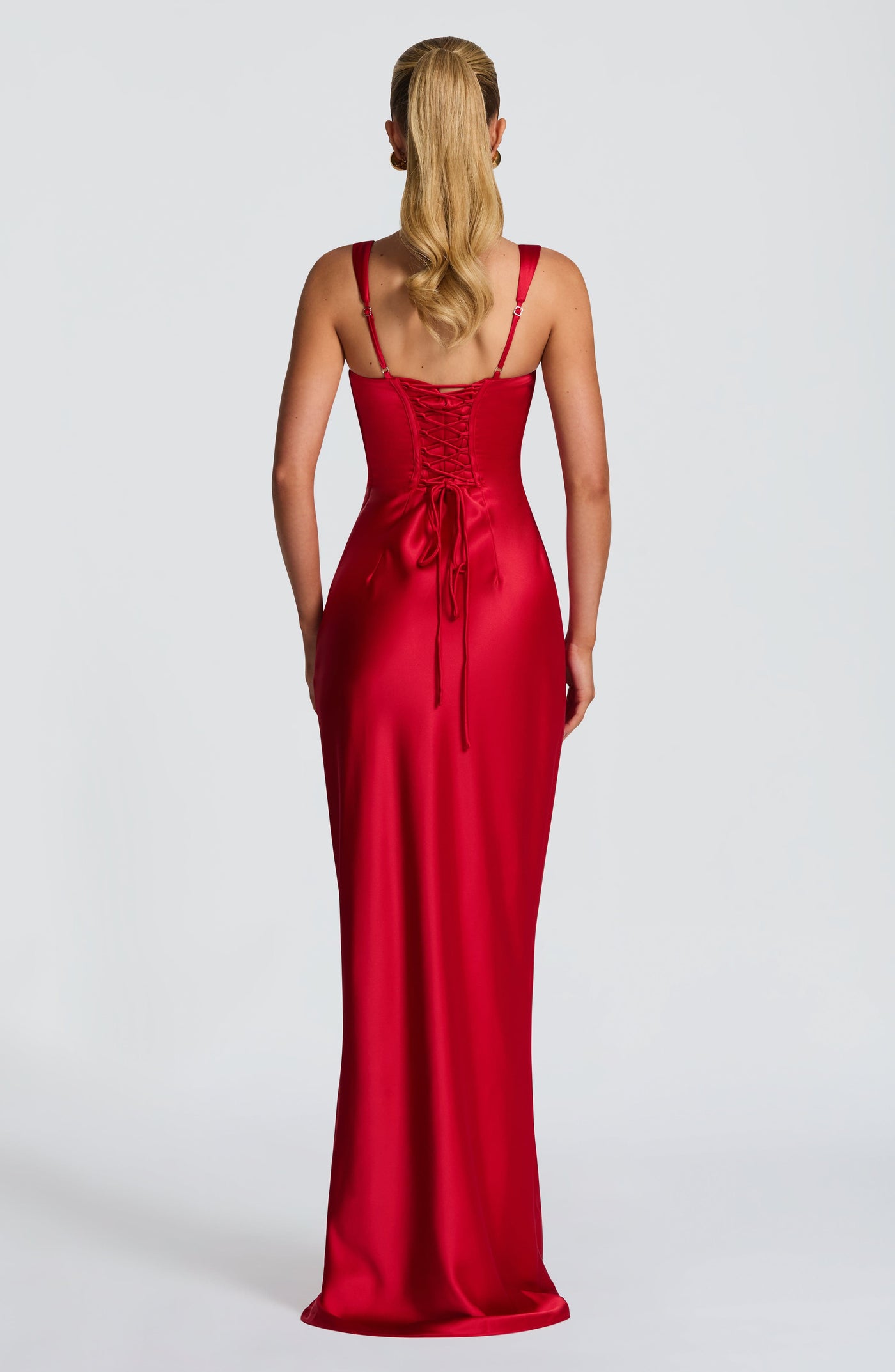 Calanthe Maxi Elbise - Kırmızı