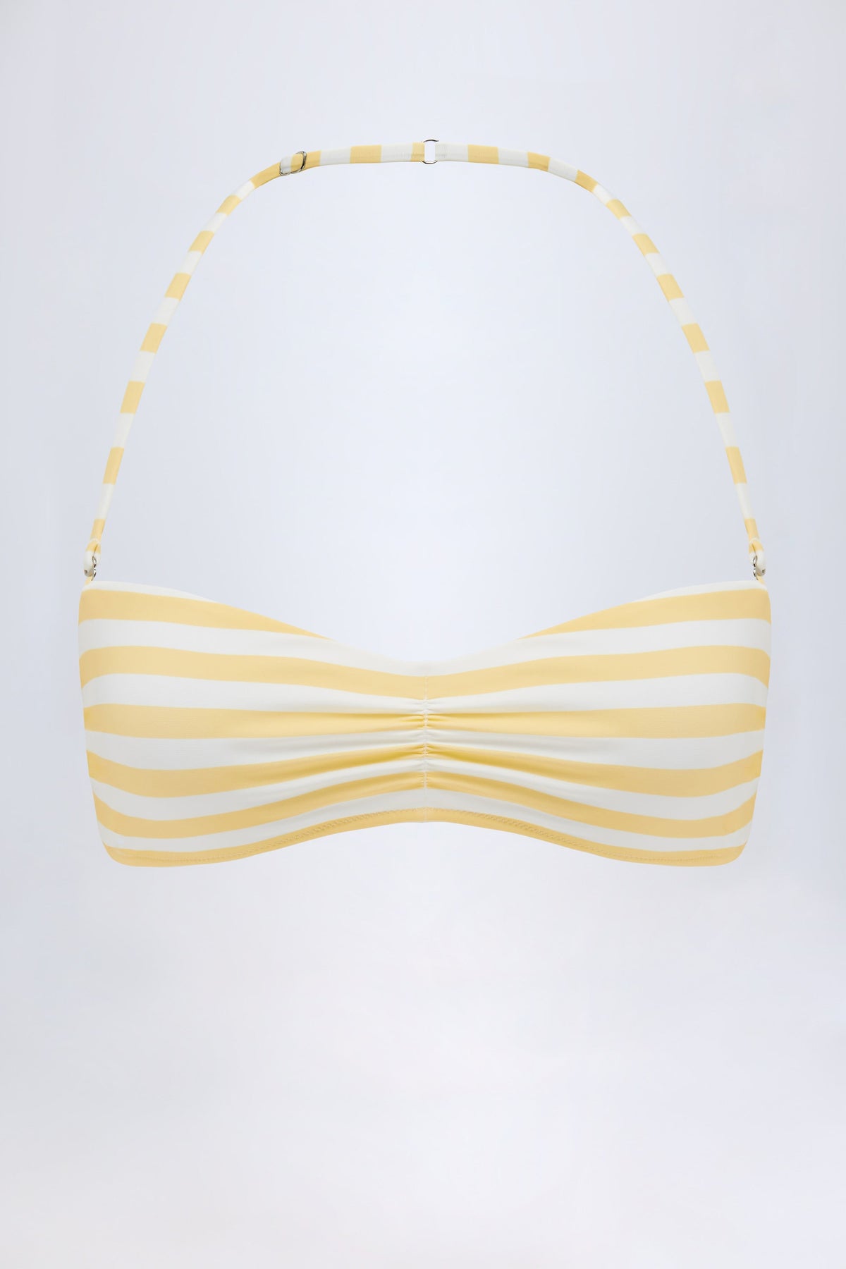 Limon Rengi Çok Yönlü Bikini Üstü