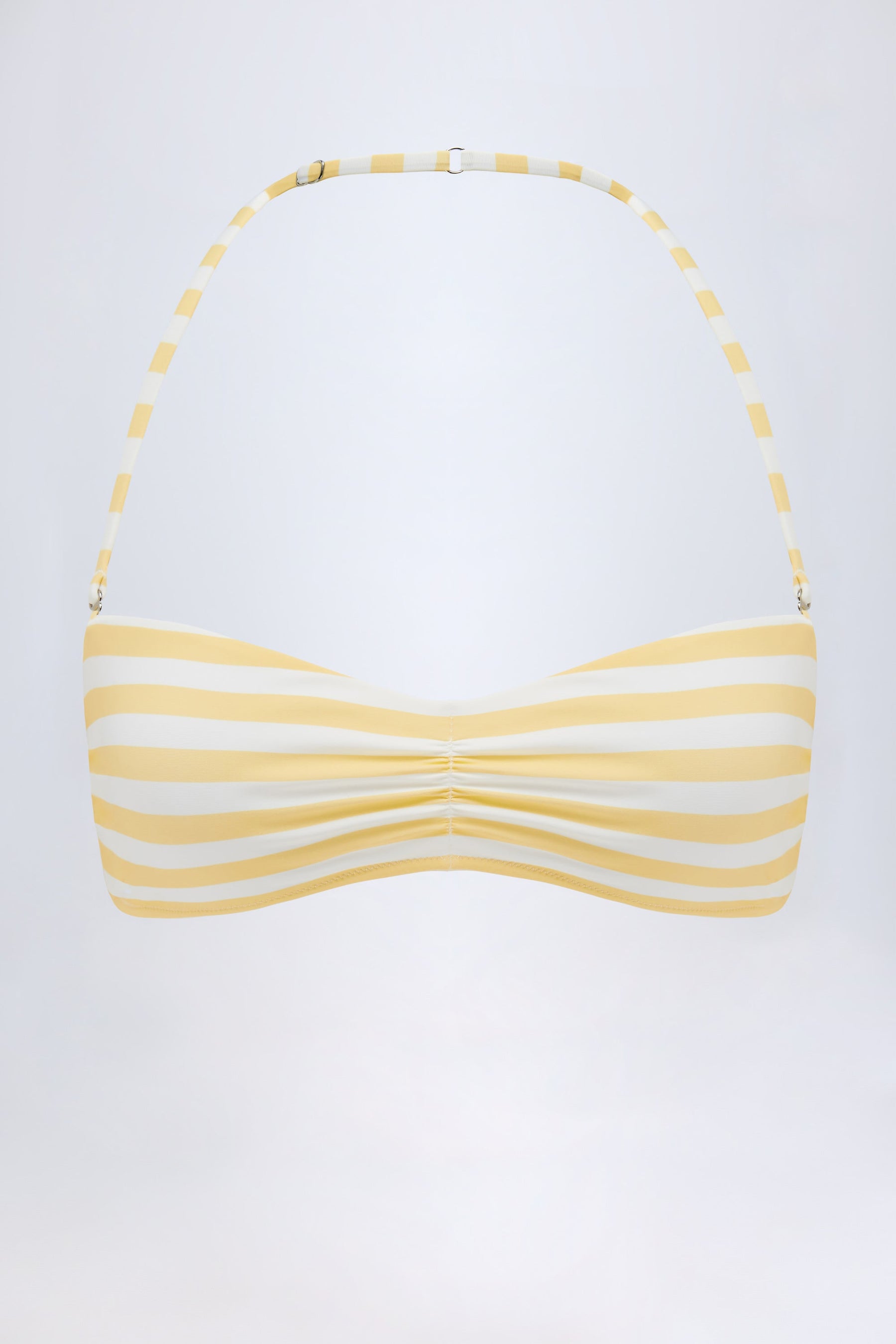 Limon Rengi Çok Yönlü Bikini Üstü
