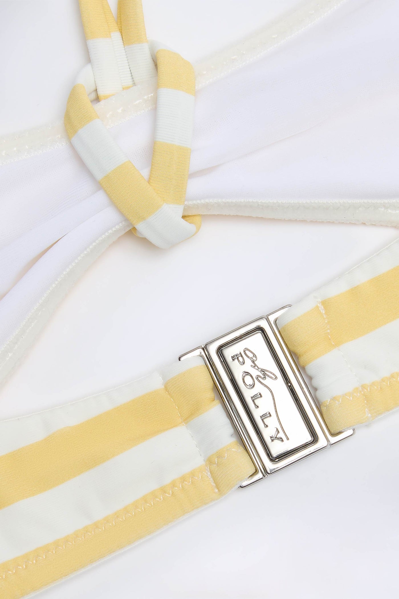 Limon Rengi Çok Yönlü Bikini Üstü
