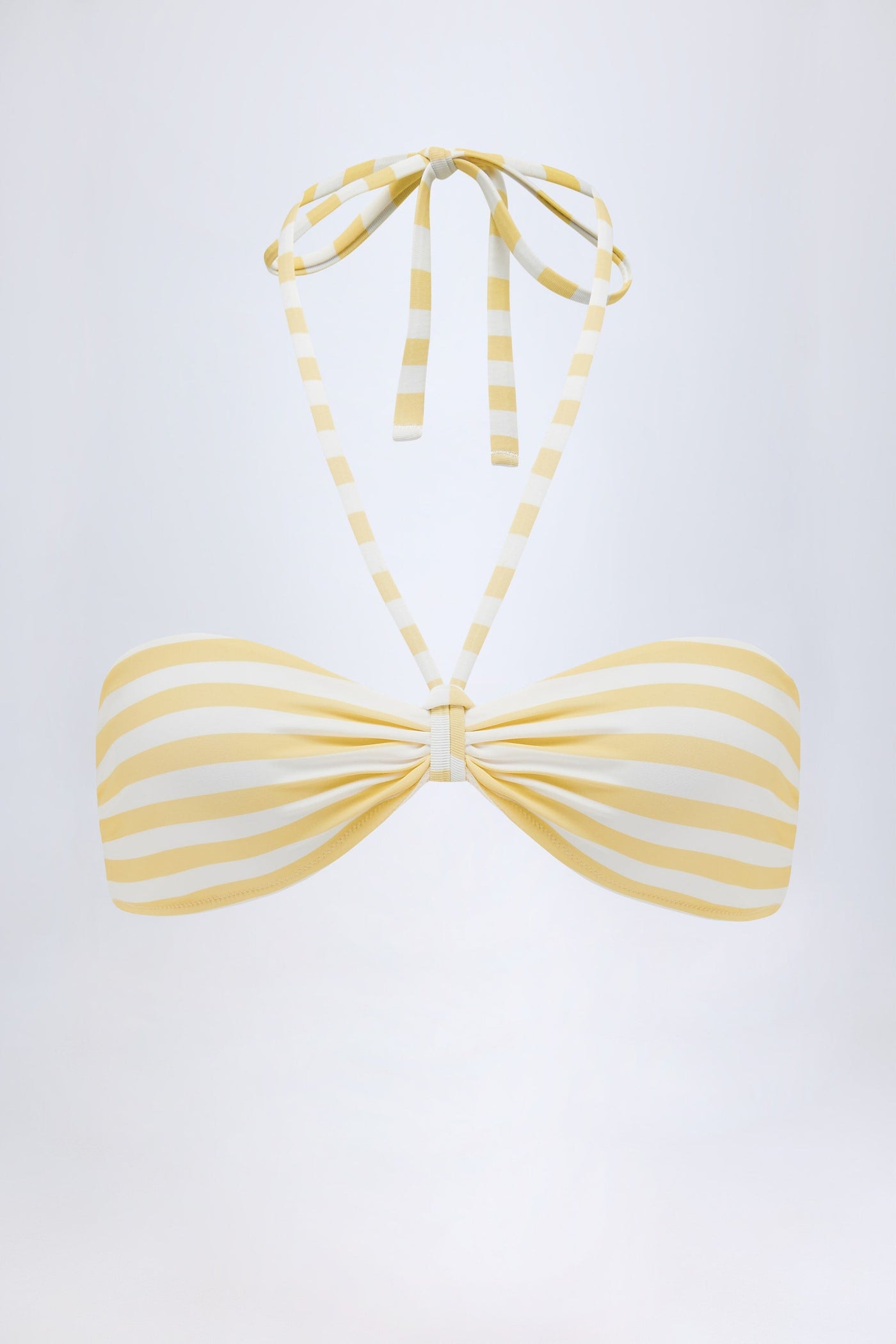 Limon Rengi Çok Yönlü Bikini Üstü